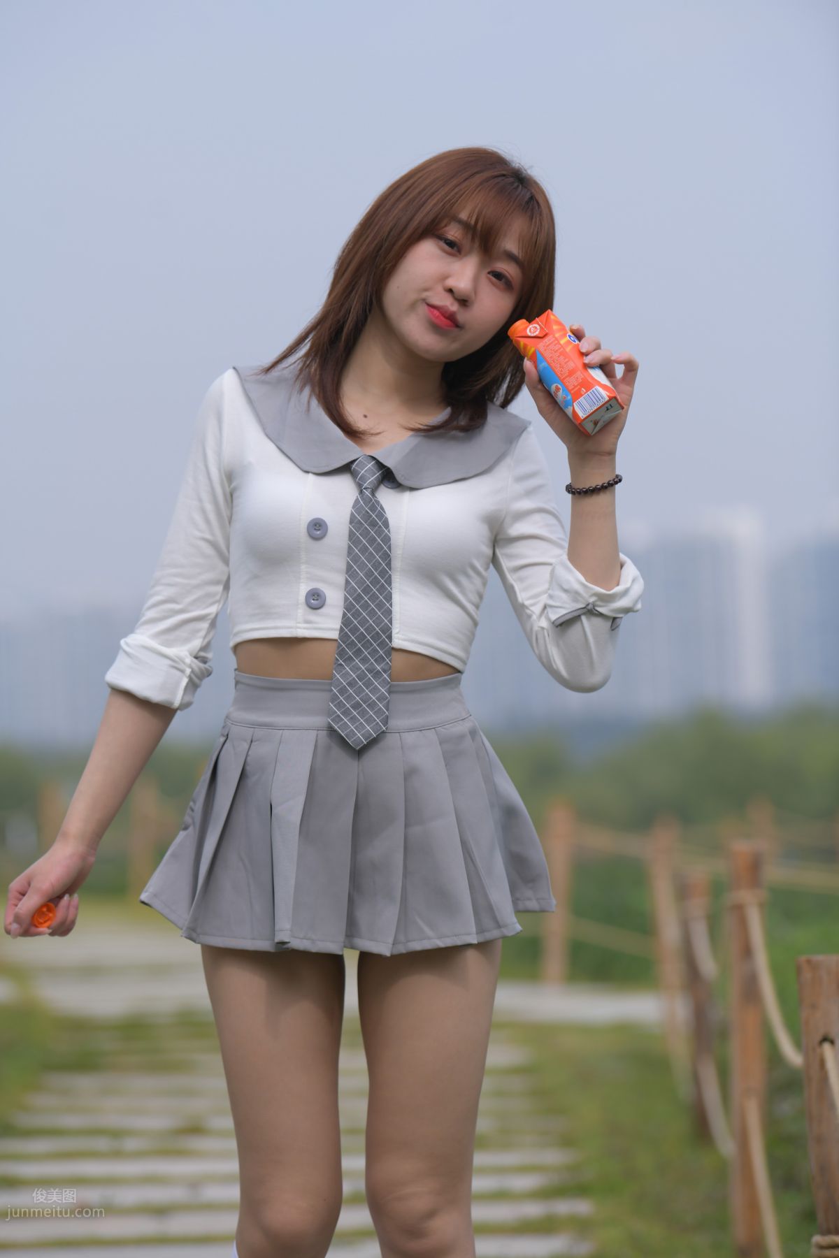 [Mojing Street] 095 Sexy and Moving Beauty in a Small Pleated Skirt photo 530