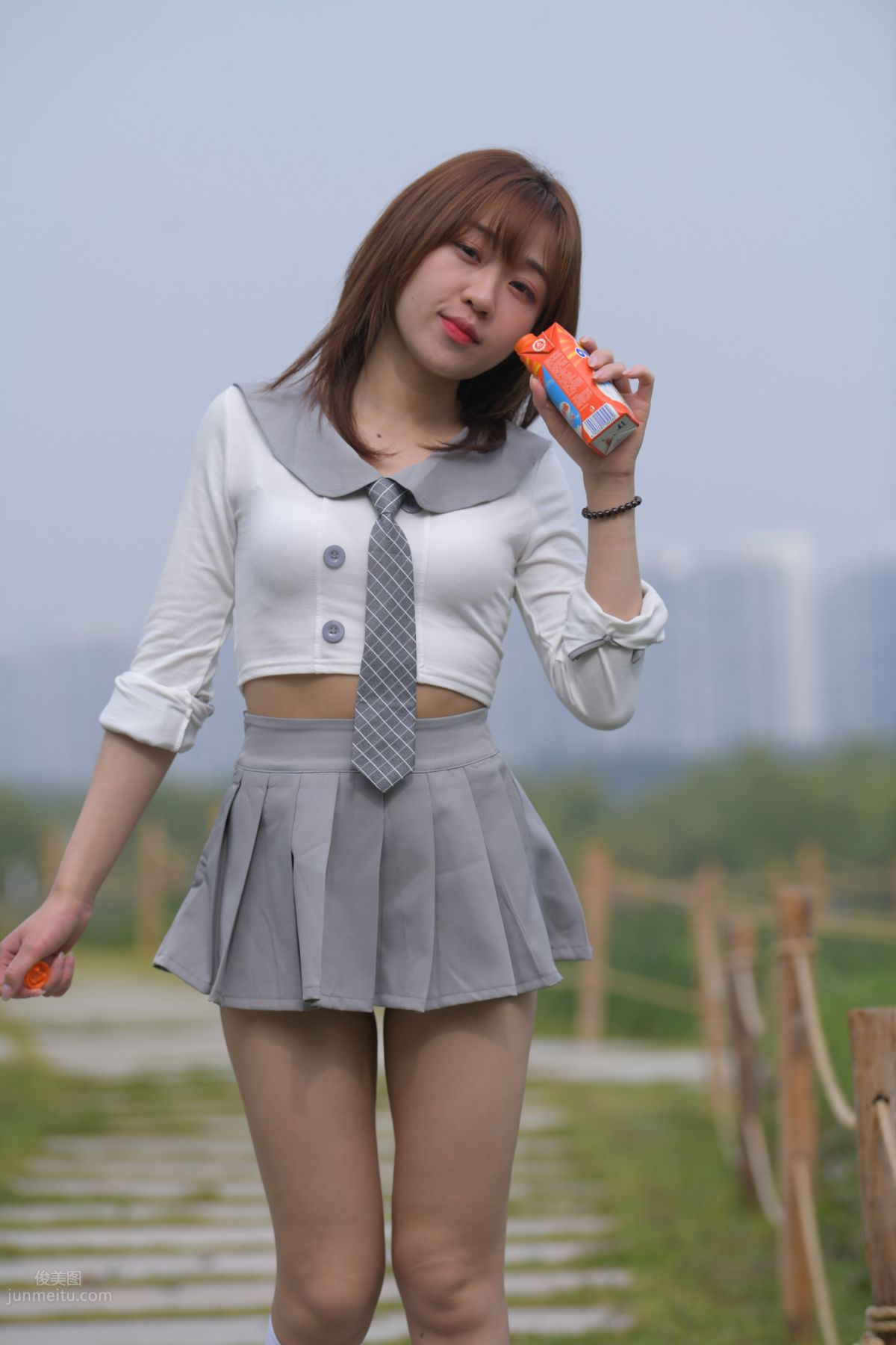[Mojing Street] 095 Sexy and Moving Beauty in a Small Pleated Skirt photo 531