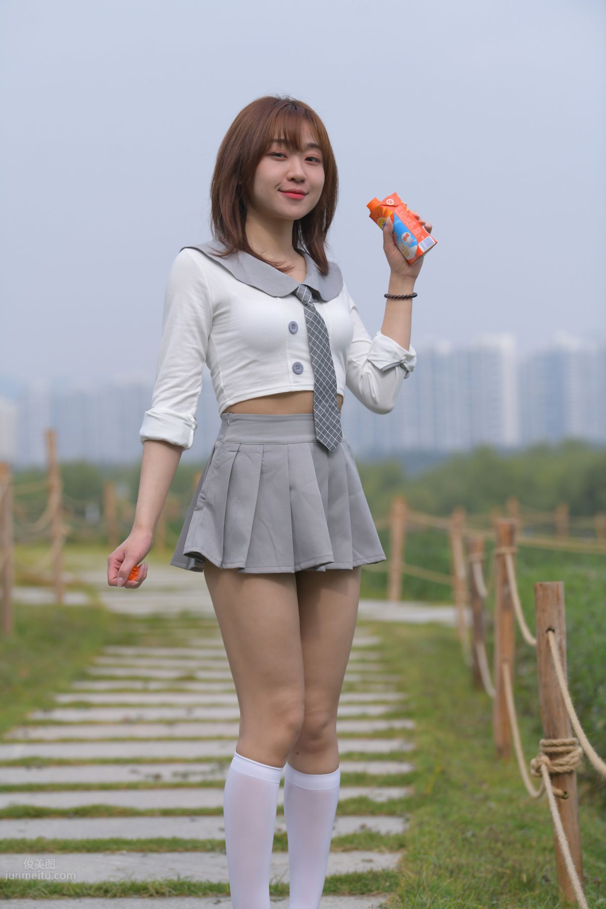 [Mojing Street] 095 Sexy and Moving Beauty in a Small Pleated Skirt photo 533
