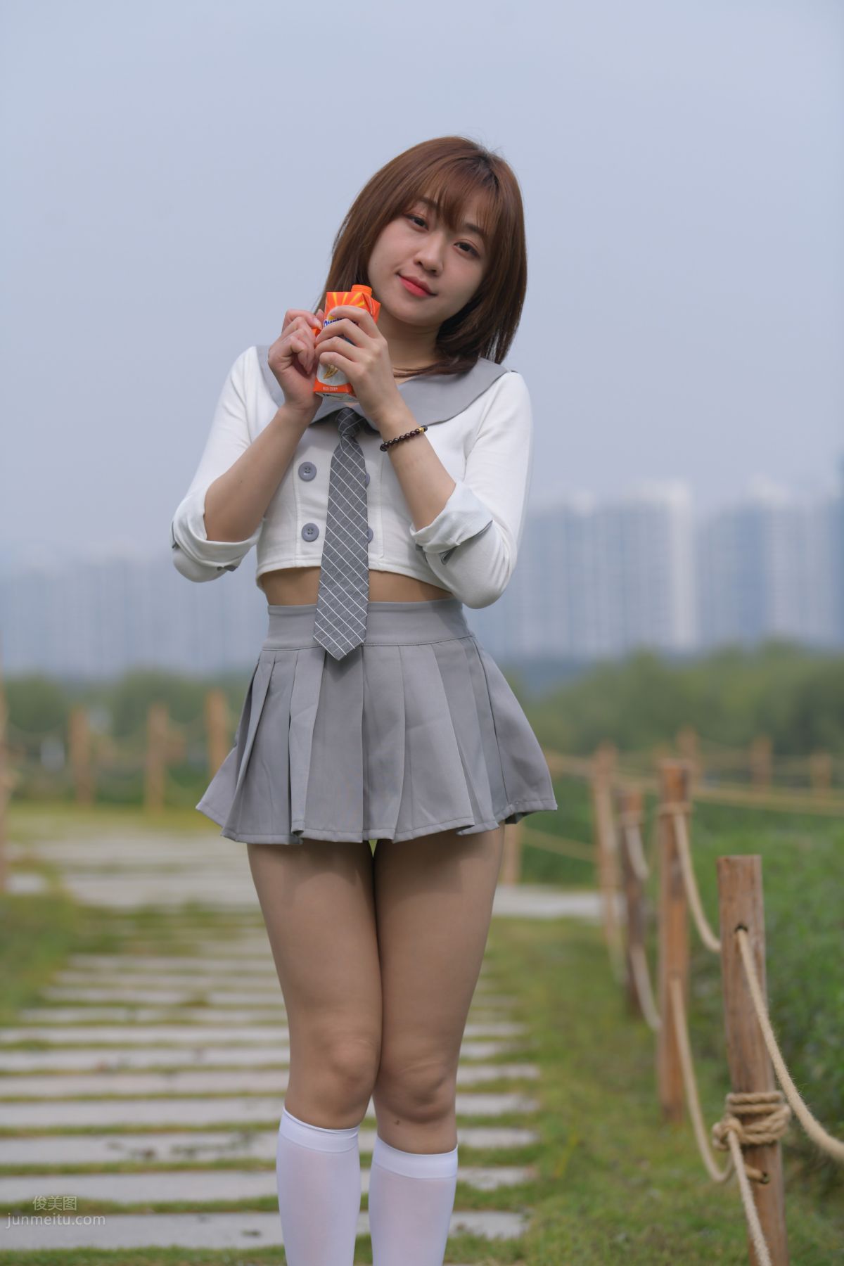 [Mojing Street] 095 Sexy and Moving Beauty in a Small Pleated Skirt photo 541