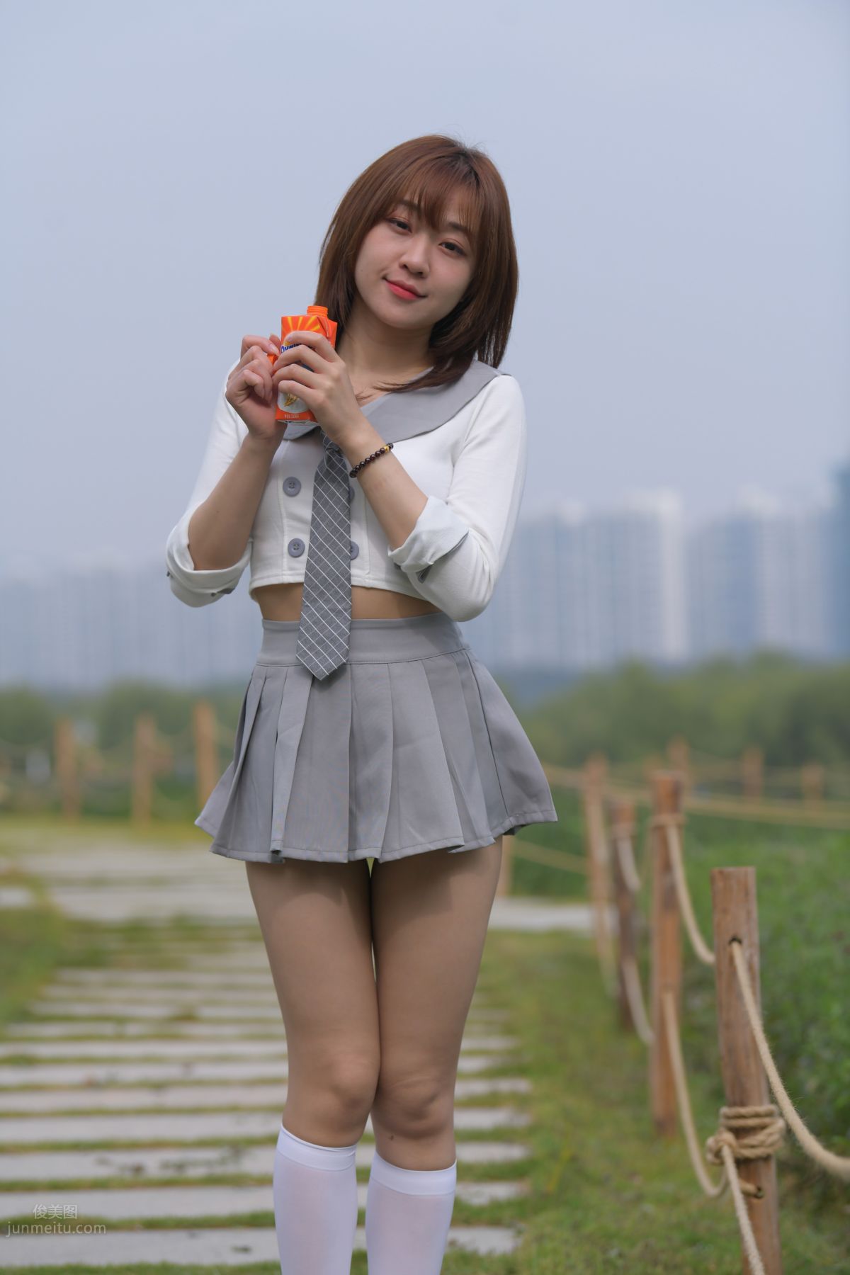 [Mojing Street] 095 Sexy and Moving Beauty in a Small Pleated Skirt photo 543