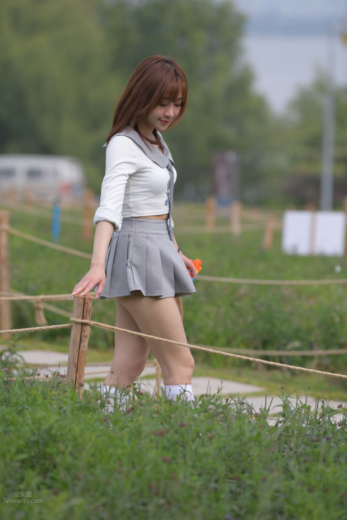 [Mojing Street] 095 Sexy and Moving Beauty in a Small Pleated Skirt photo 576