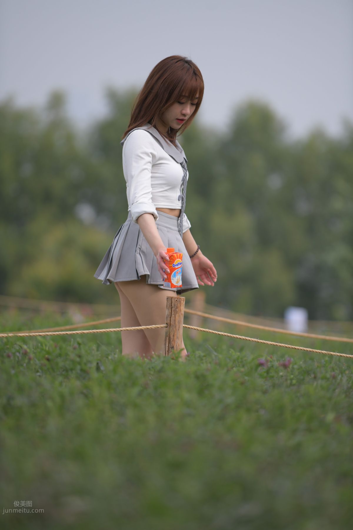 [Mojing Street] 095 Sexy and Moving Beauty in a Small Pleated Skirt photo 605