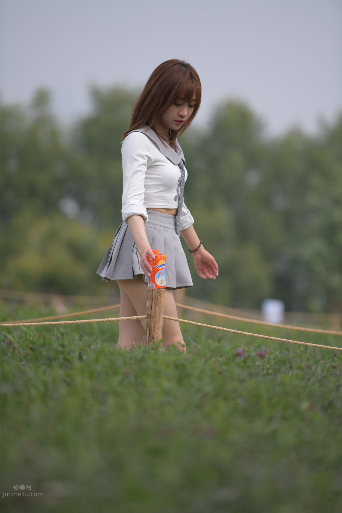 [Mojing Street] 095 Sexy and Moving Beauty in a Small Pleated Skirt photo 606