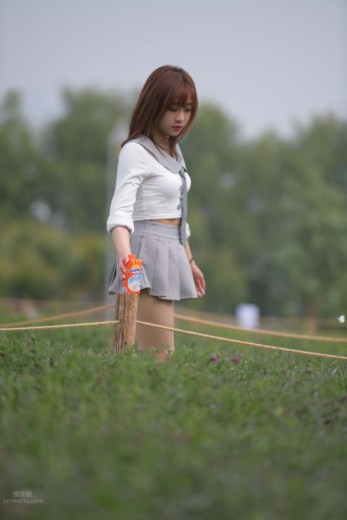 [Mojing Street] 095 Sexy and Moving Beauty in a Small Pleated Skirt photo 607