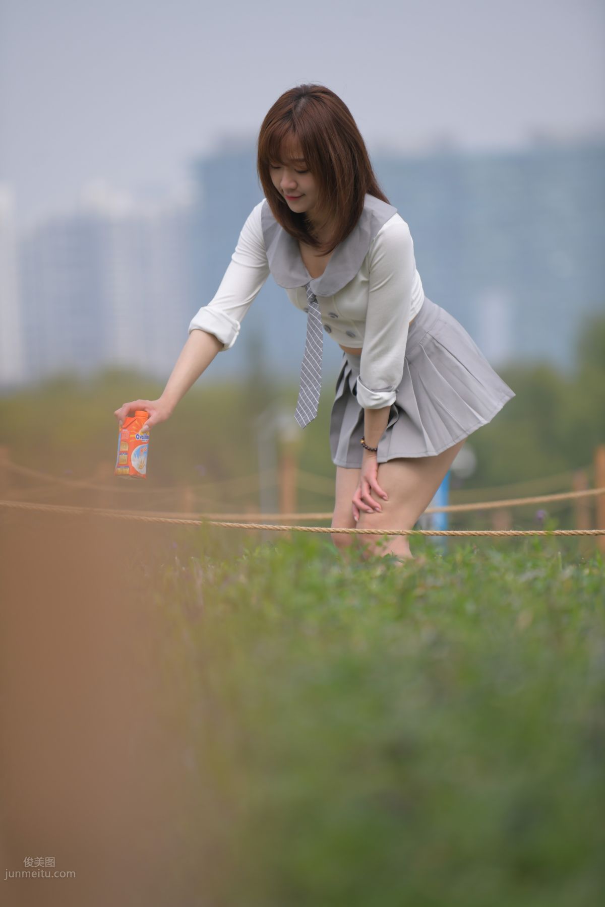 [Mojing Street] 095 Sexy and Moving Beauty in a Small Pleated Skirt photo 617