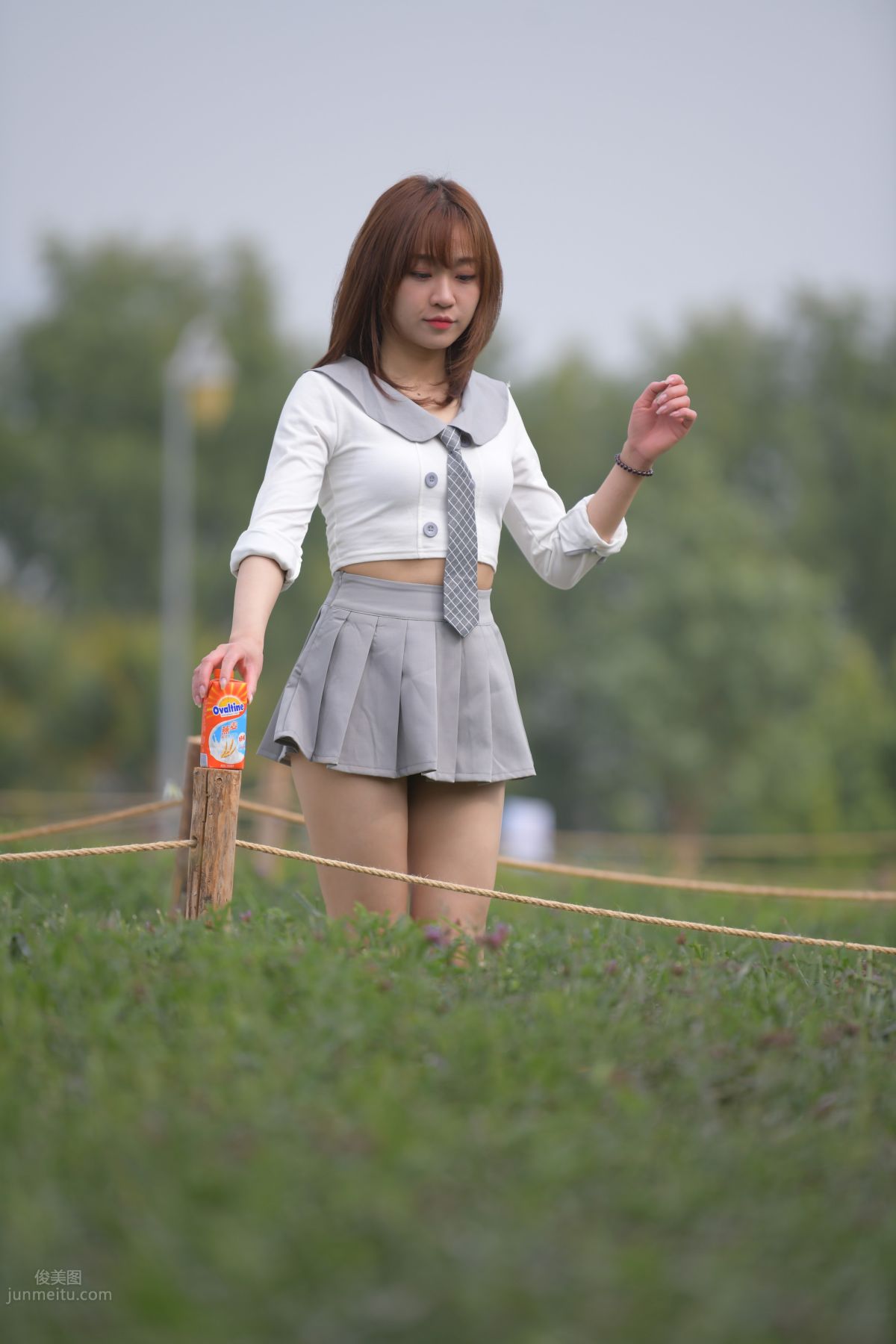[Mojing Street] 095 Sexy and Moving Beauty in a Small Pleated Skirt photo 639