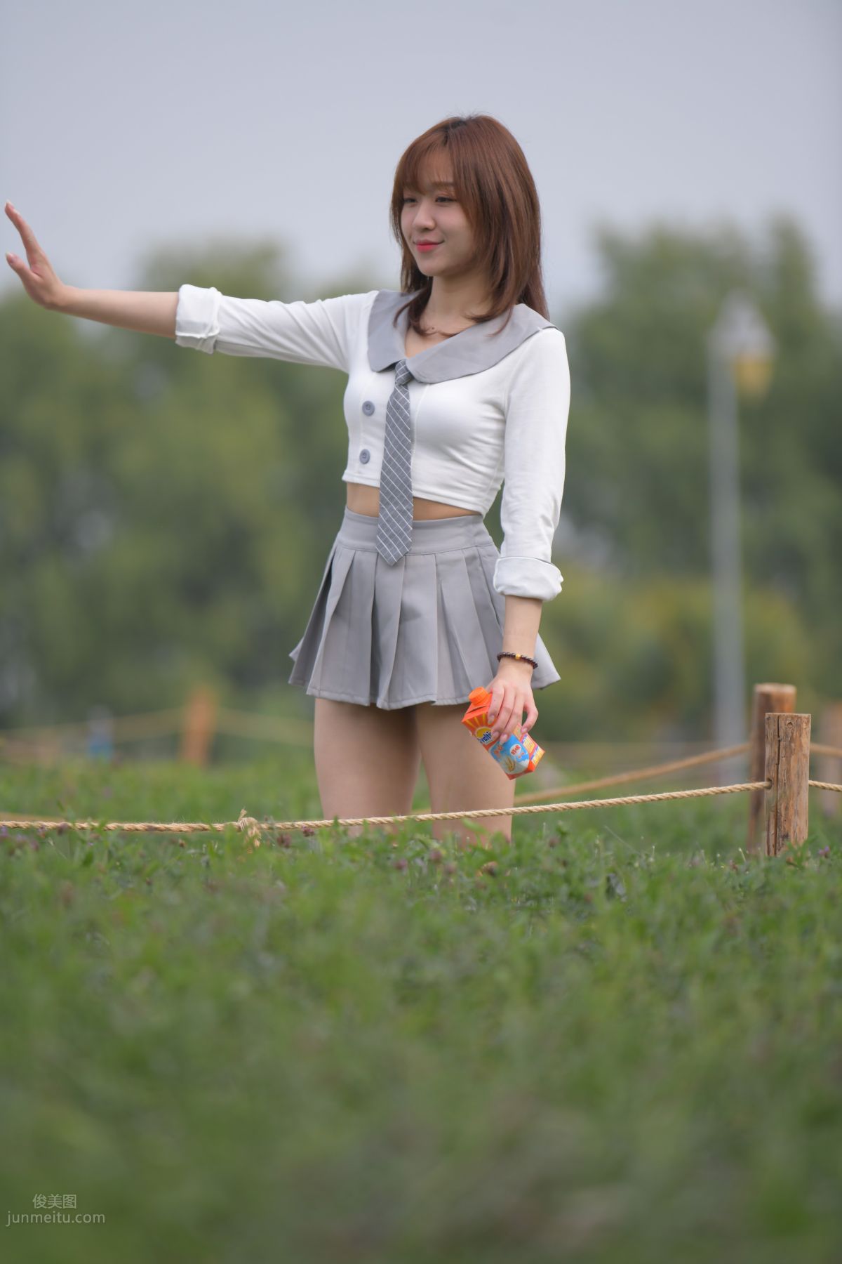 [Mojing Street] 095 Sexy and Moving Beauty in a Small Pleated Skirt photo 653