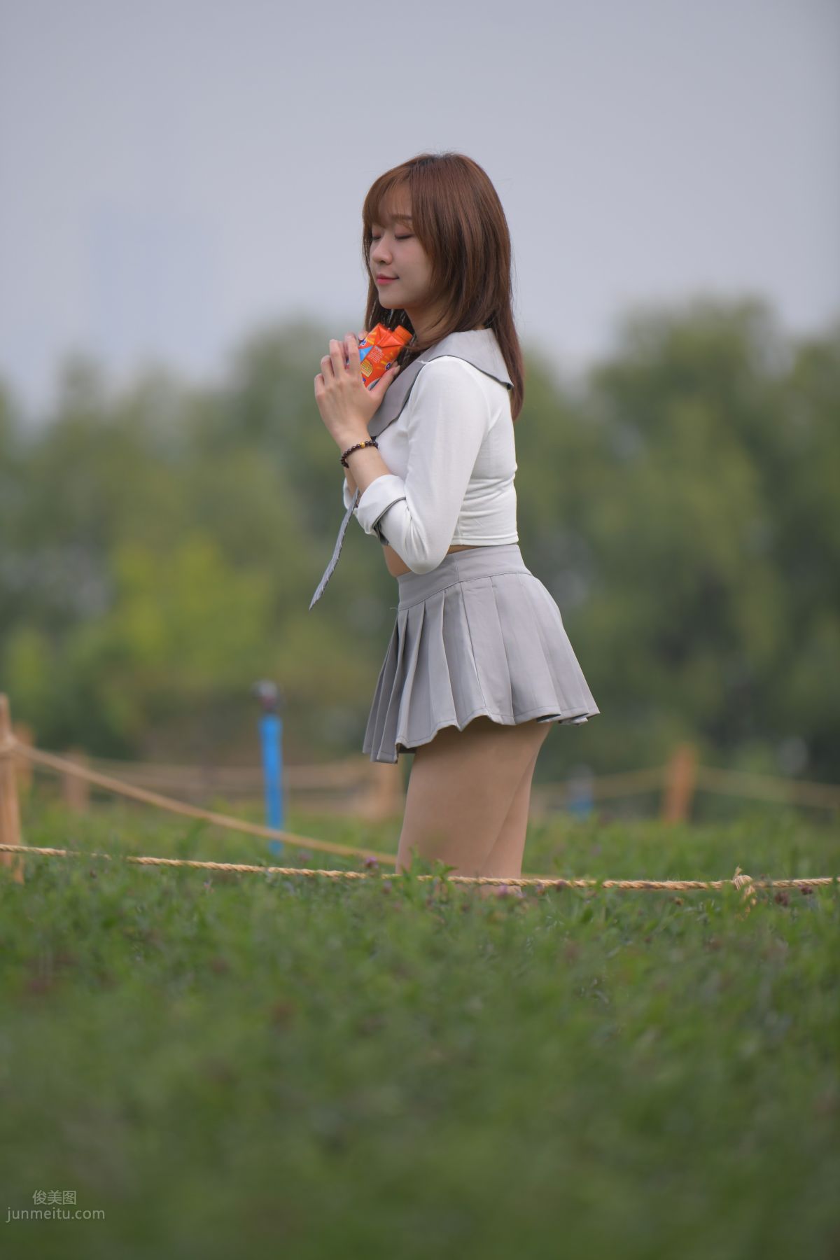 [Mojing Street] 095 Sexy and Moving Beauty in a Small Pleated Skirt photo 664
