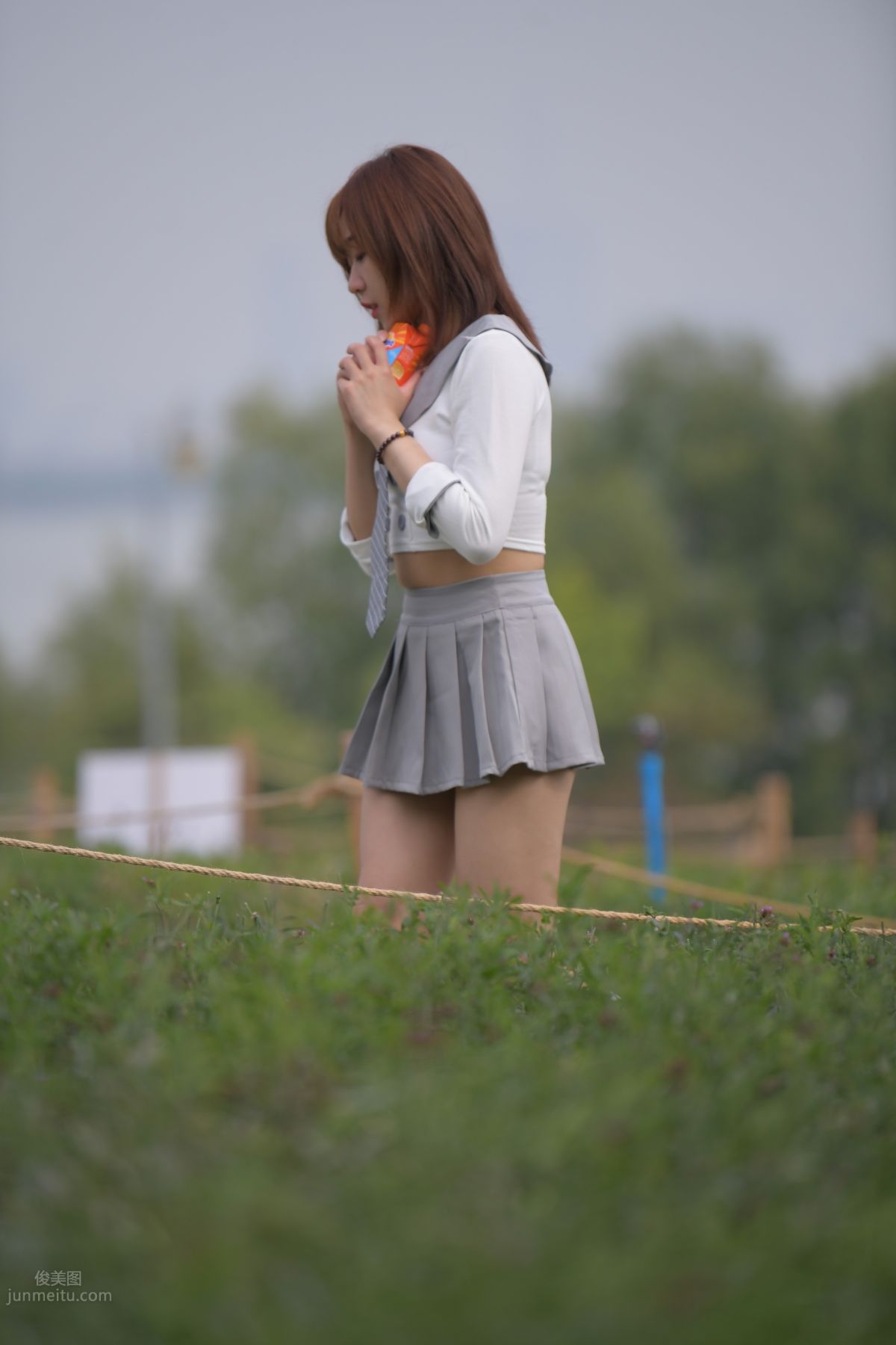 [Mojing Street] 095 Sexy and Moving Beauty in a Small Pleated Skirt photo 670