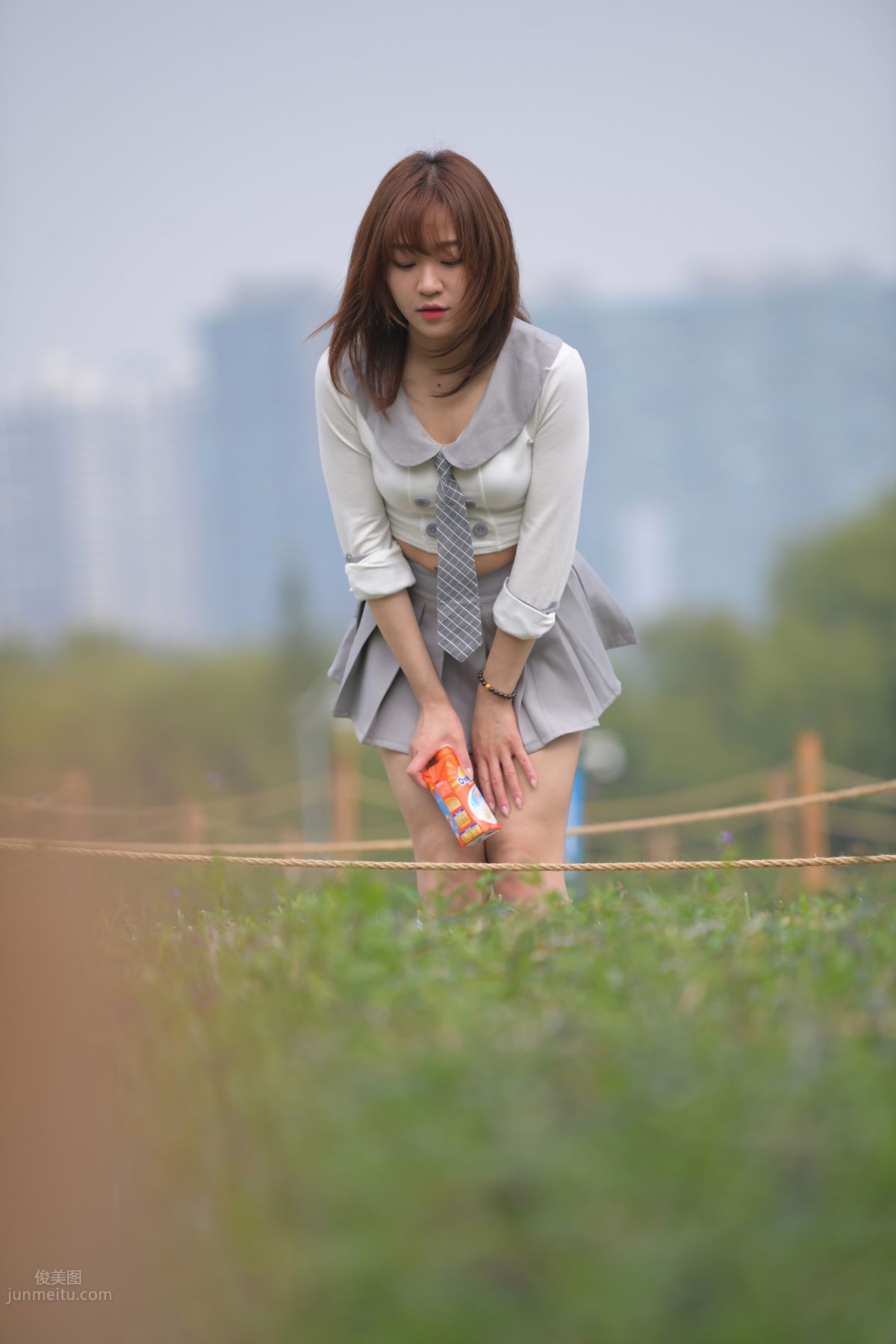 [Mojing Street] 095 Sexy and Moving Beauty in a Small Pleated Skirt photo 706