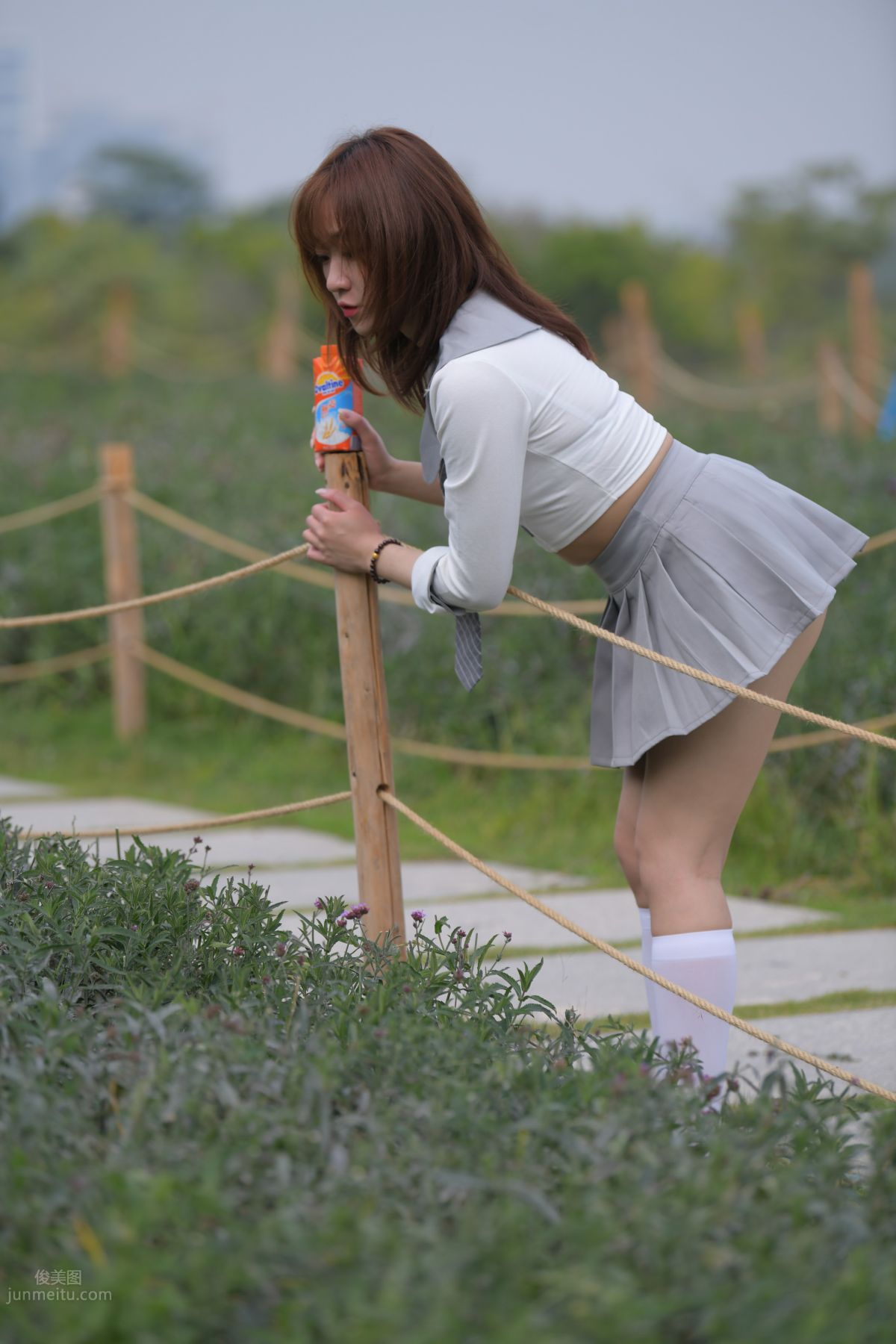 [Mojing Street] 095 Sexy and Moving Beauty in a Small Pleated Skirt photo 741