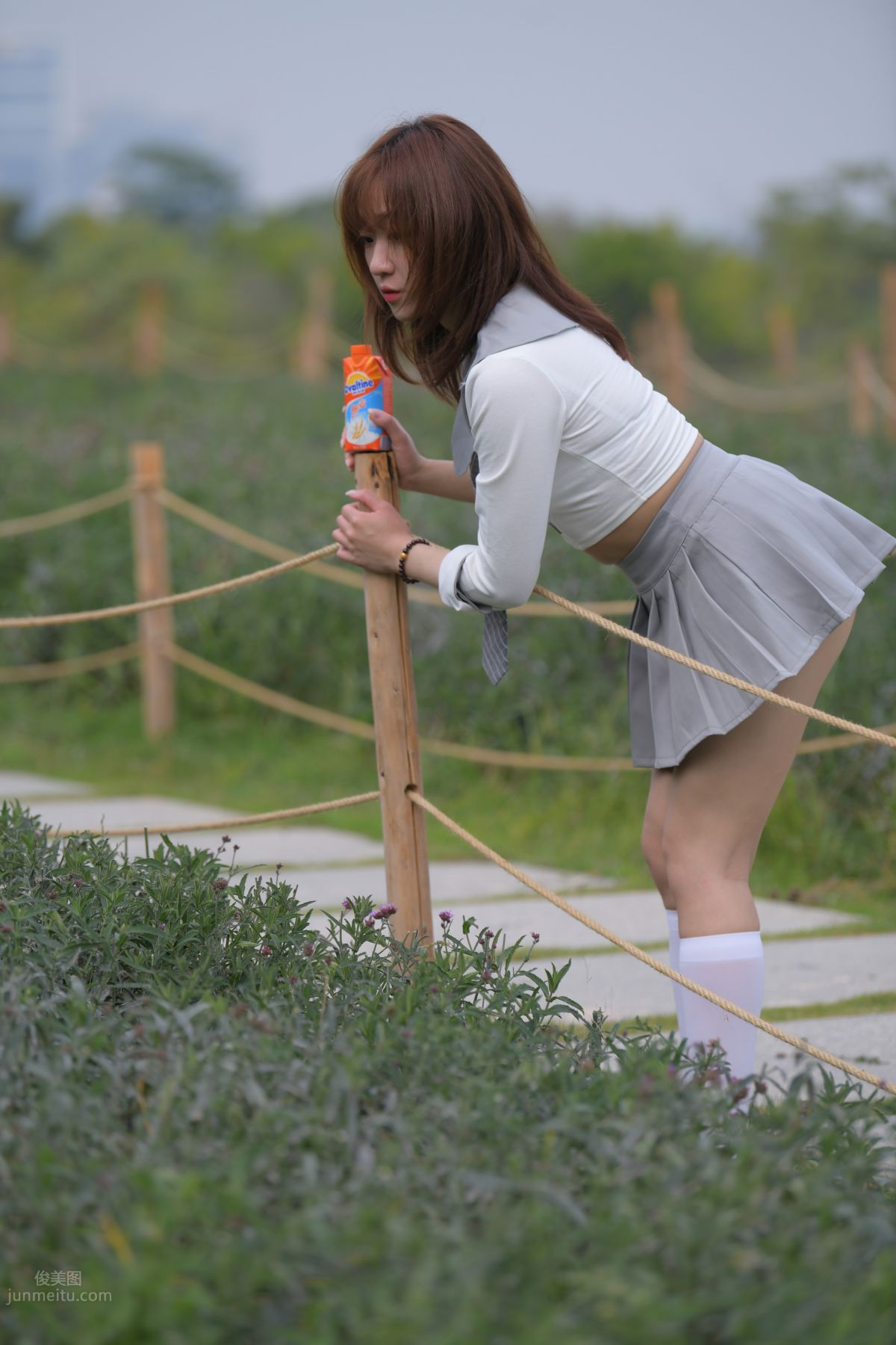 [Mojing Street] 095 Sexy and Moving Beauty in a Small Pleated Skirt photo 742