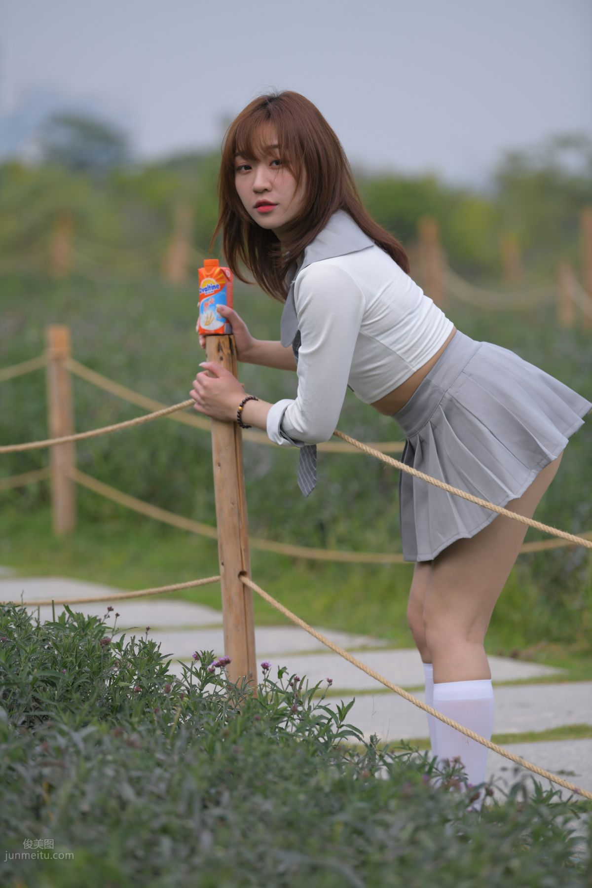 [Mojing Street] 095 Sexy and Moving Beauty in a Small Pleated Skirt photo 743