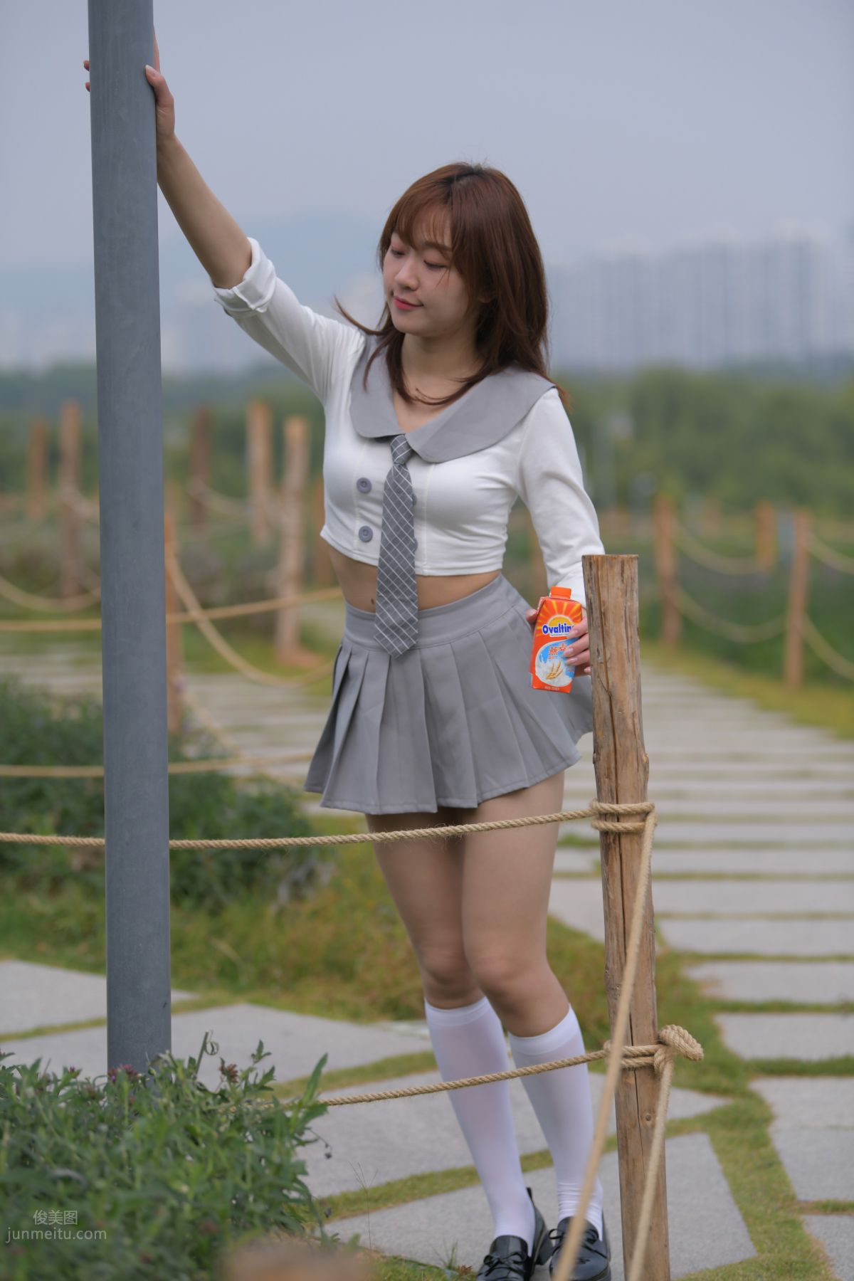[Mojing Street] 095 Sexy and Moving Beauty in a Small Pleated Skirt photo 750