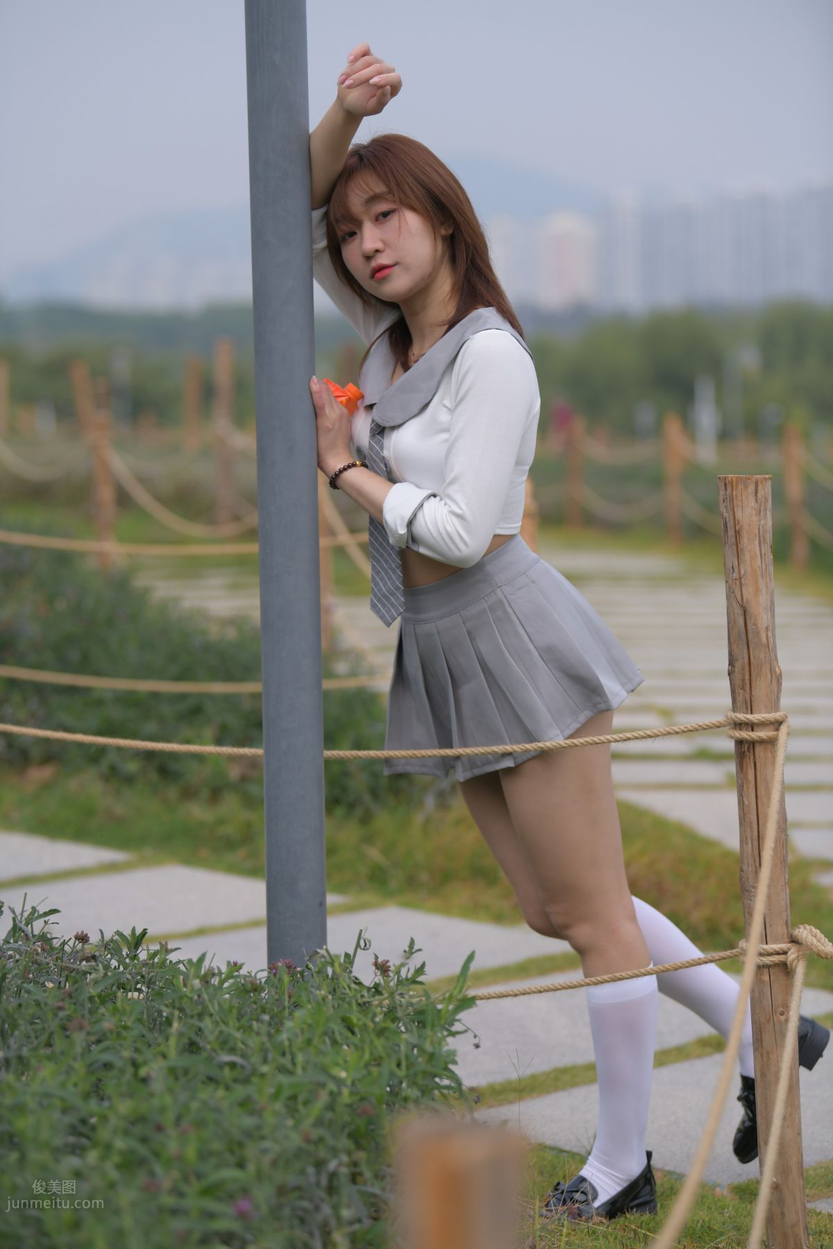 [Mojing Street] 095 Sexy and Moving Beauty in a Small Pleated Skirt photo 755