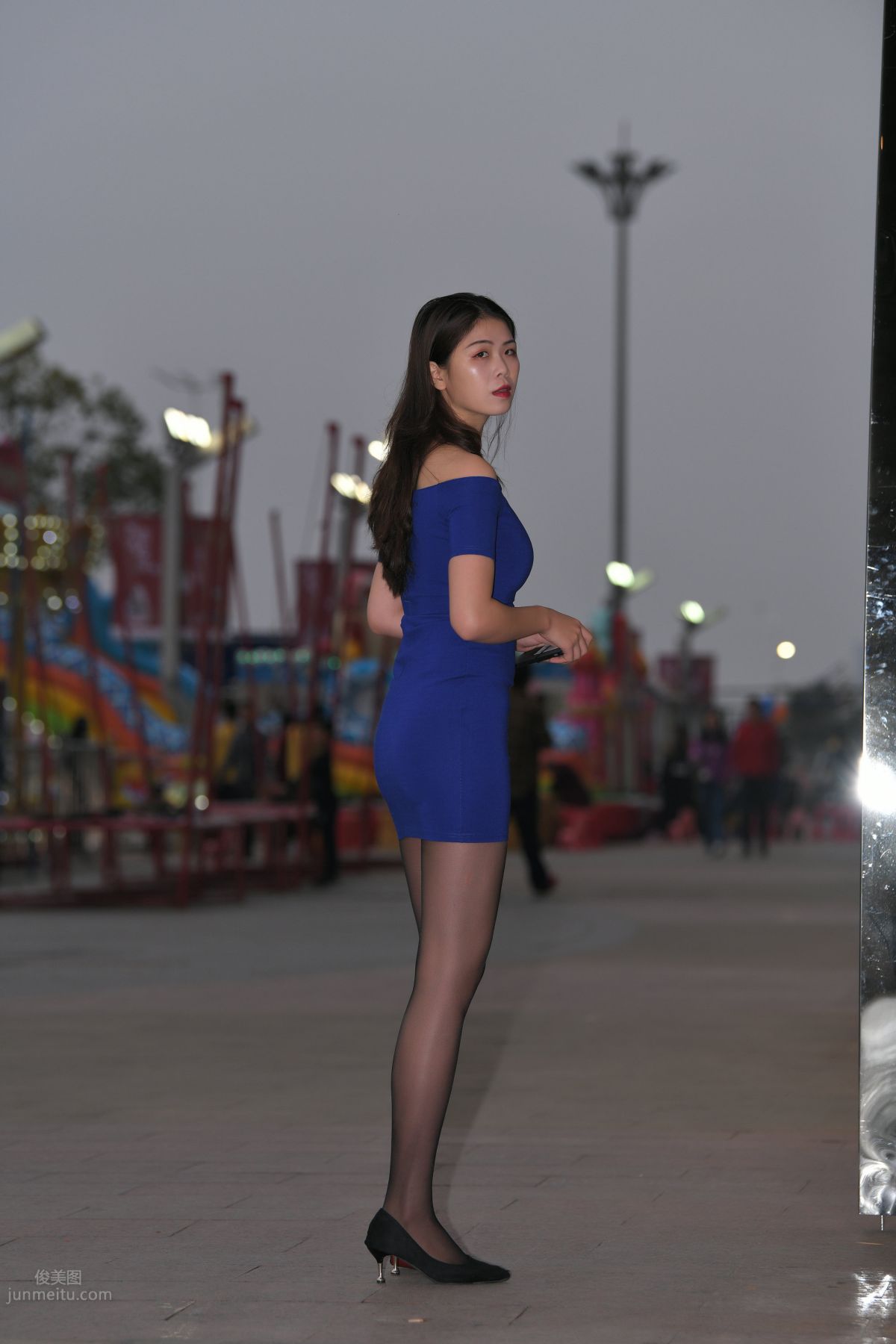 [Mojing Street] 102 Cousin's Bodycon Skirt with Slit and Stockings photo 50