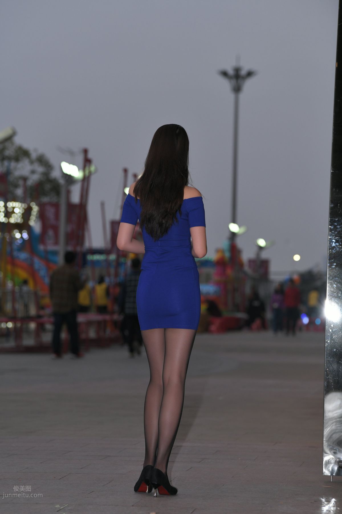 [Mojing Street] 102 Cousin's Bodycon Skirt with Slit and Stockings photo 46