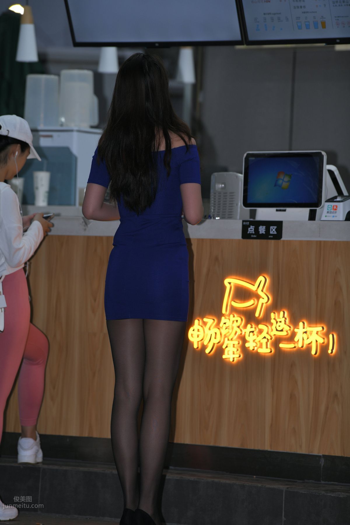 [Mojing Street] 102 Cousin's Bodycon Skirt with Slit and Stockings photo 172