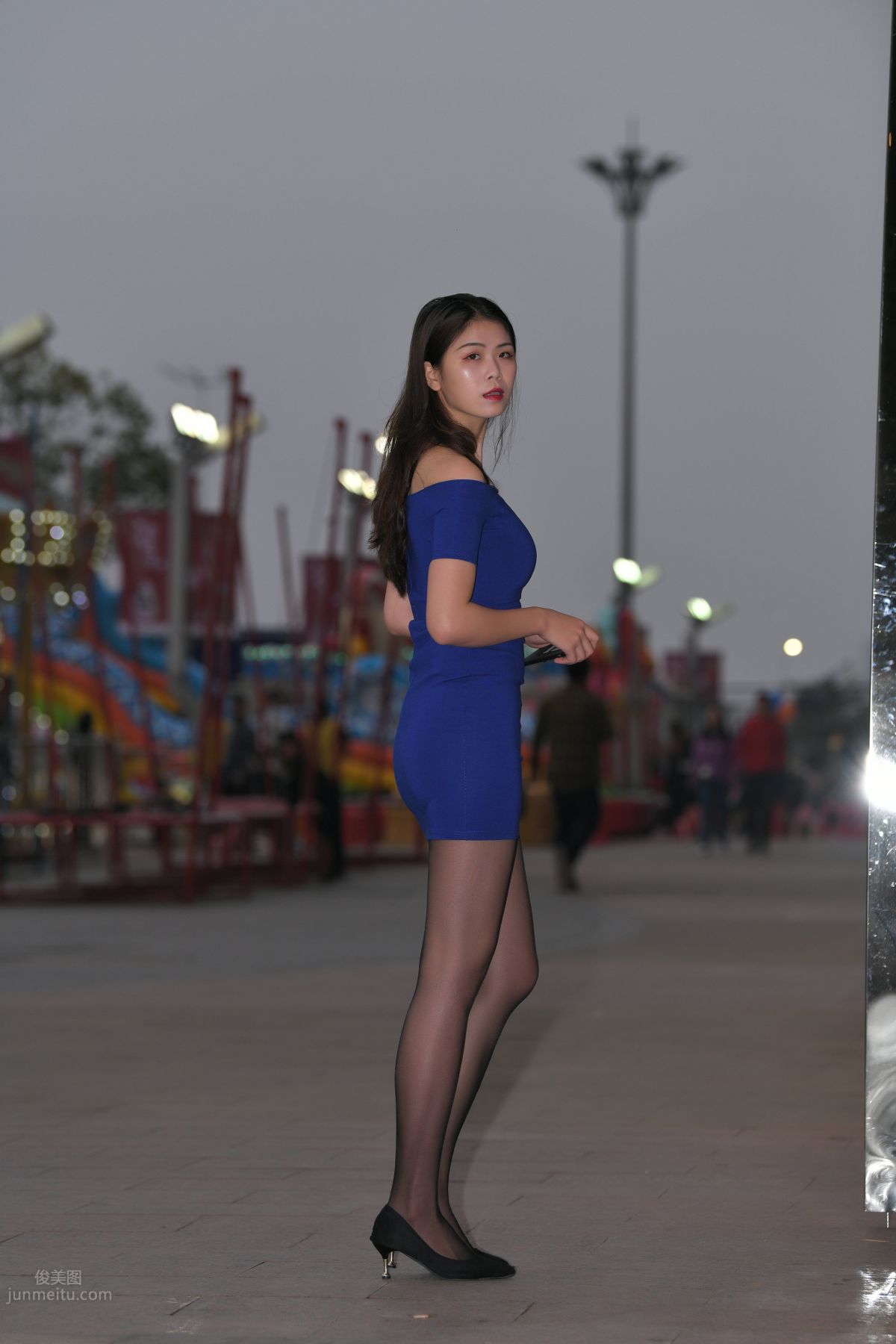 [Mojing Street] 102 Cousin's Bodycon Skirt with Slit and Stockings photo 51