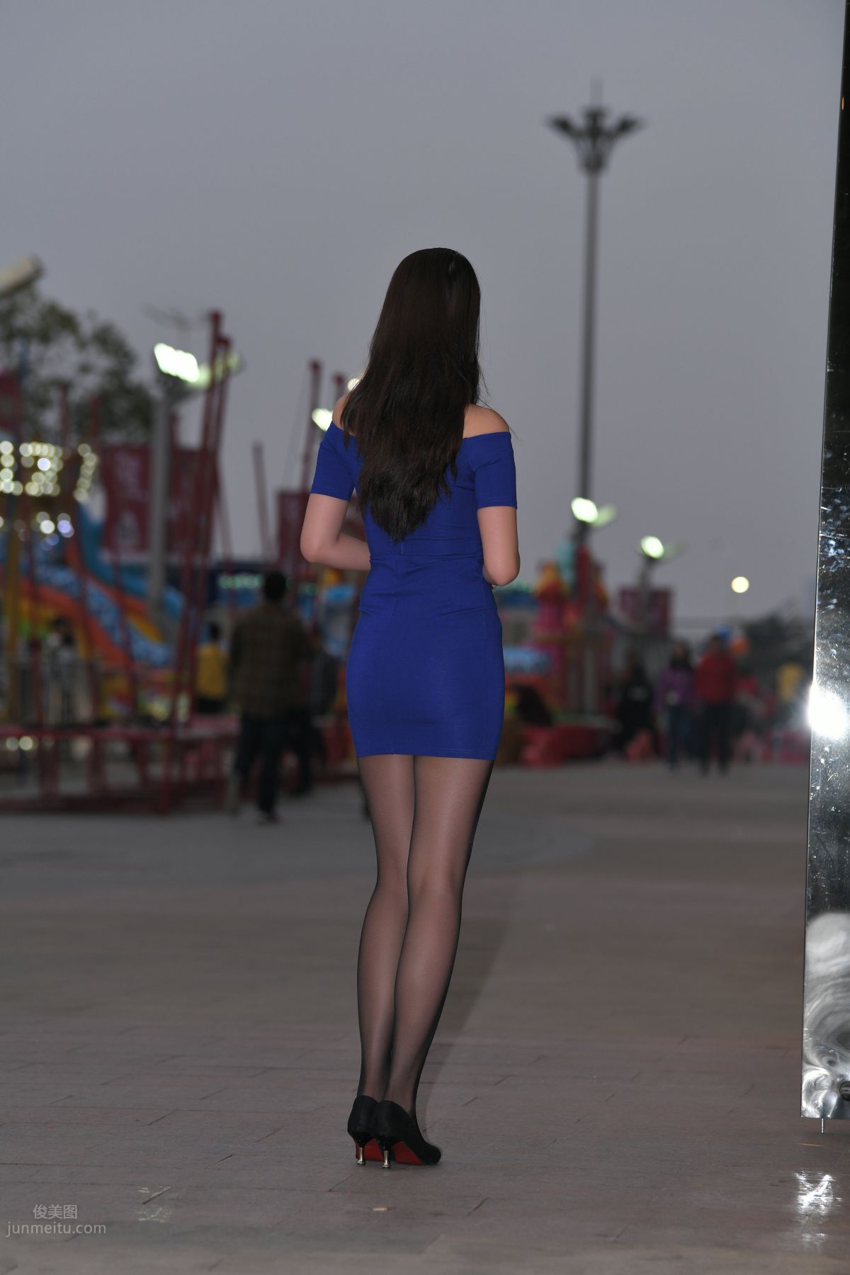[Mojing Street] 102 Cousin's Bodycon Skirt with Slit and Stockings photo 49
