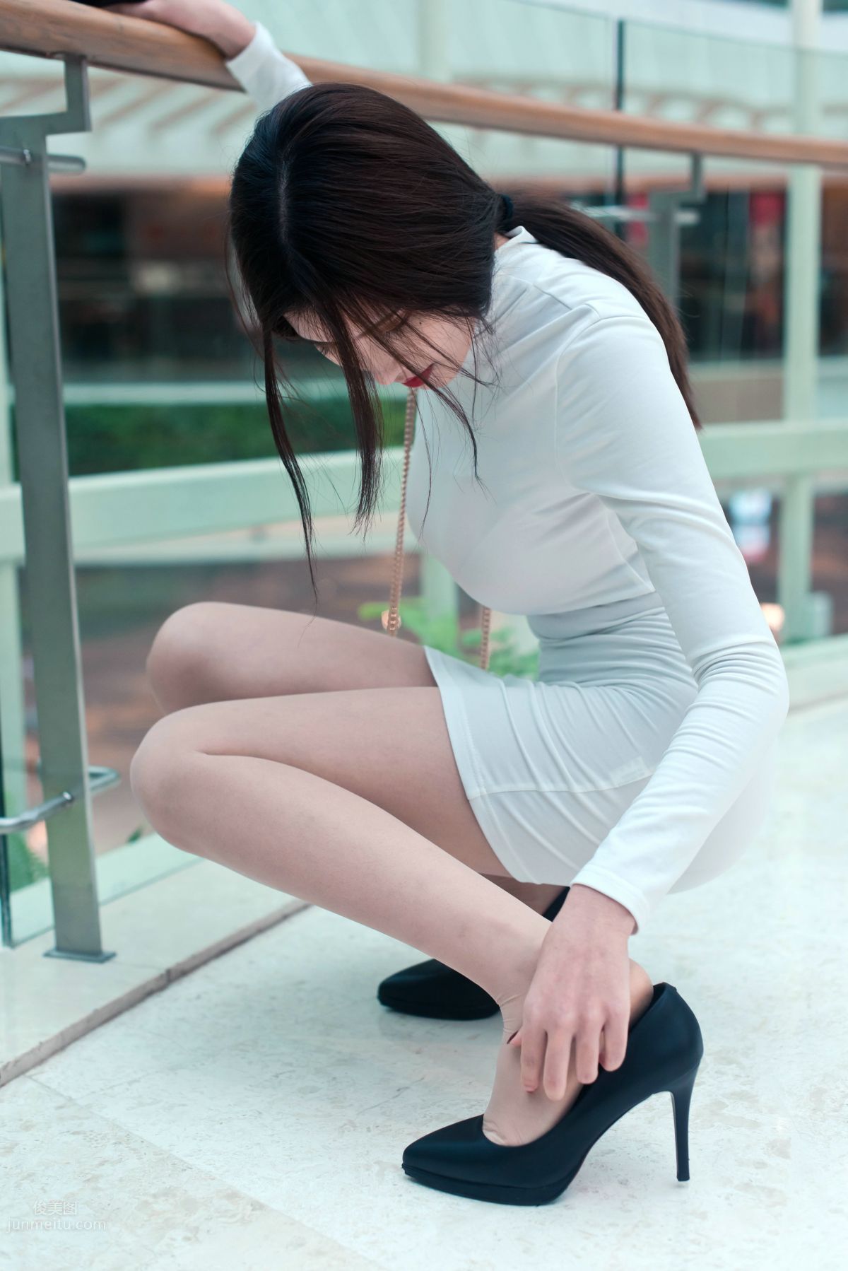 [Mojing Street] 103 Spy Kill Storm, Mini Skirt Flesh-Colored Stockings Female Assassin Tingting, The Final Chapter of the Operation photo 249