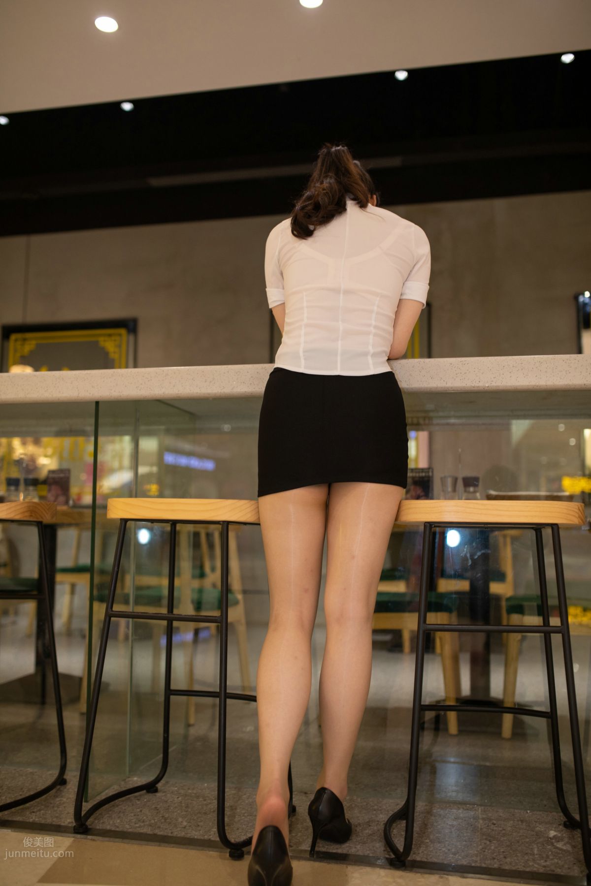 [Mojing Street] 109 Niunan Street Snap Picking Up a Pretty and Lovely Girl in Shiny Stockings photo 146