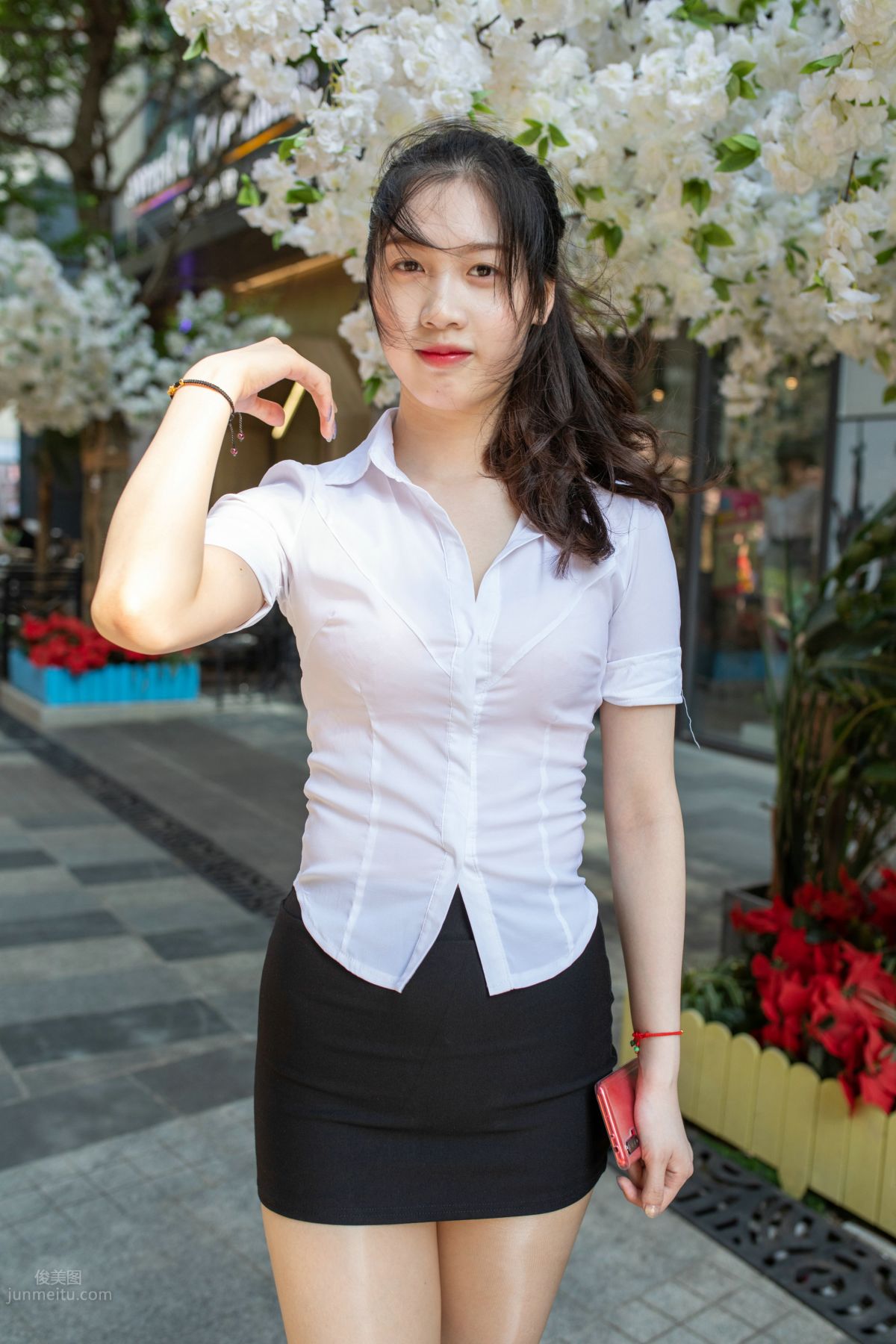 [Mojing Street] 109 Niunan Street Snap Picking Up a Pretty and Lovely Girl in Shiny Stockings photo 156