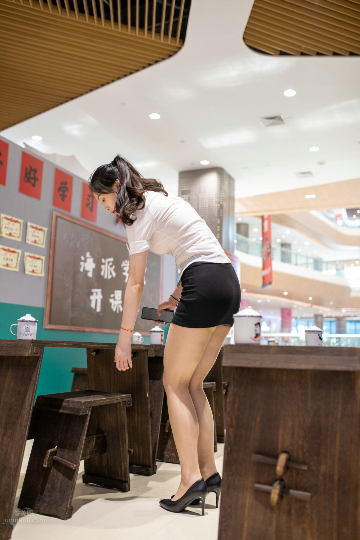 [Mojing Street] 109 Niunan Street Snap Picking Up a Pretty and Lovely Girl in Shiny Stockings photo 68