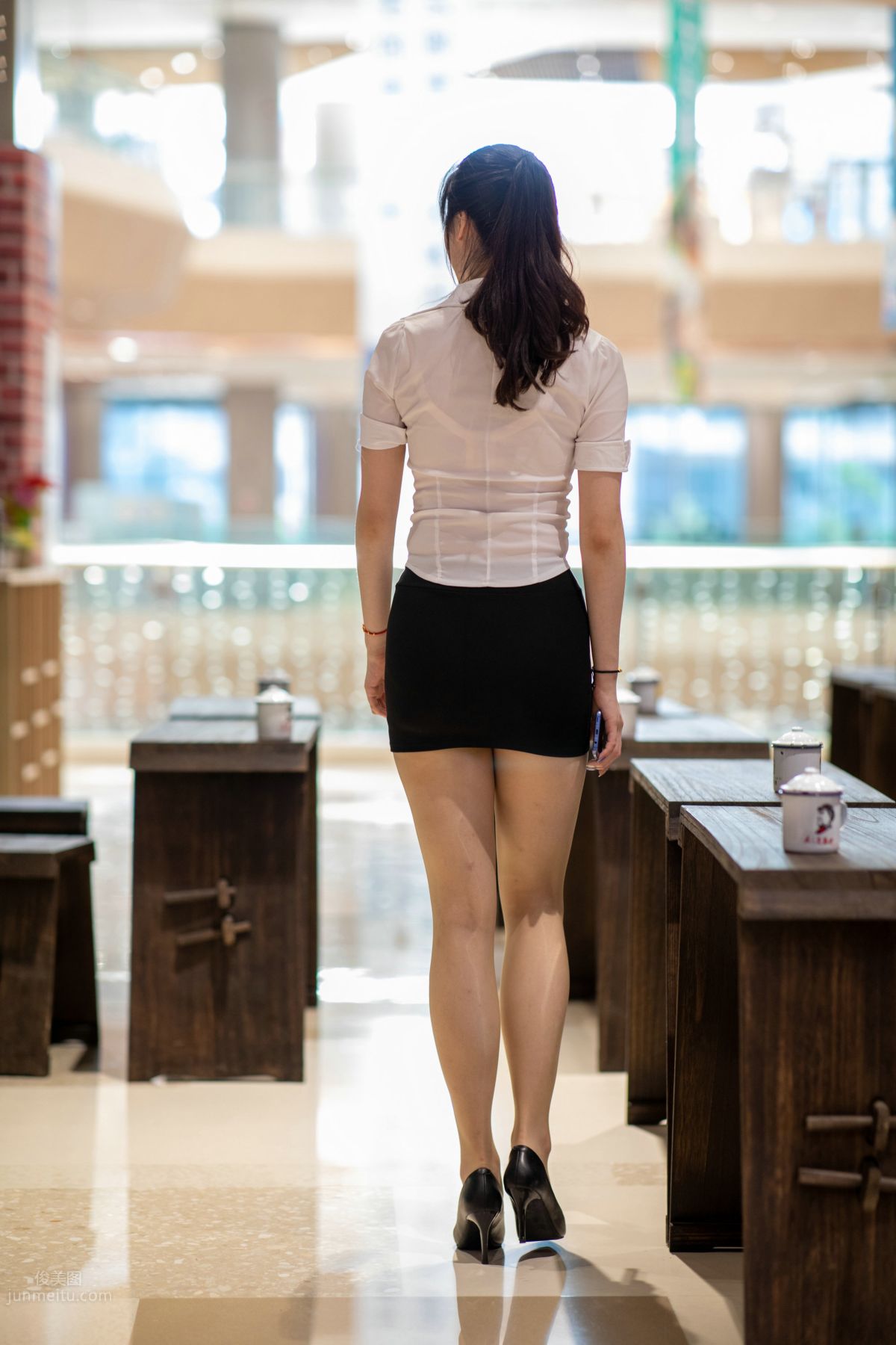 [Mojing Street] 109 Niunan Street Snap Picking Up a Pretty and Lovely Girl in Shiny Stockings photo 60