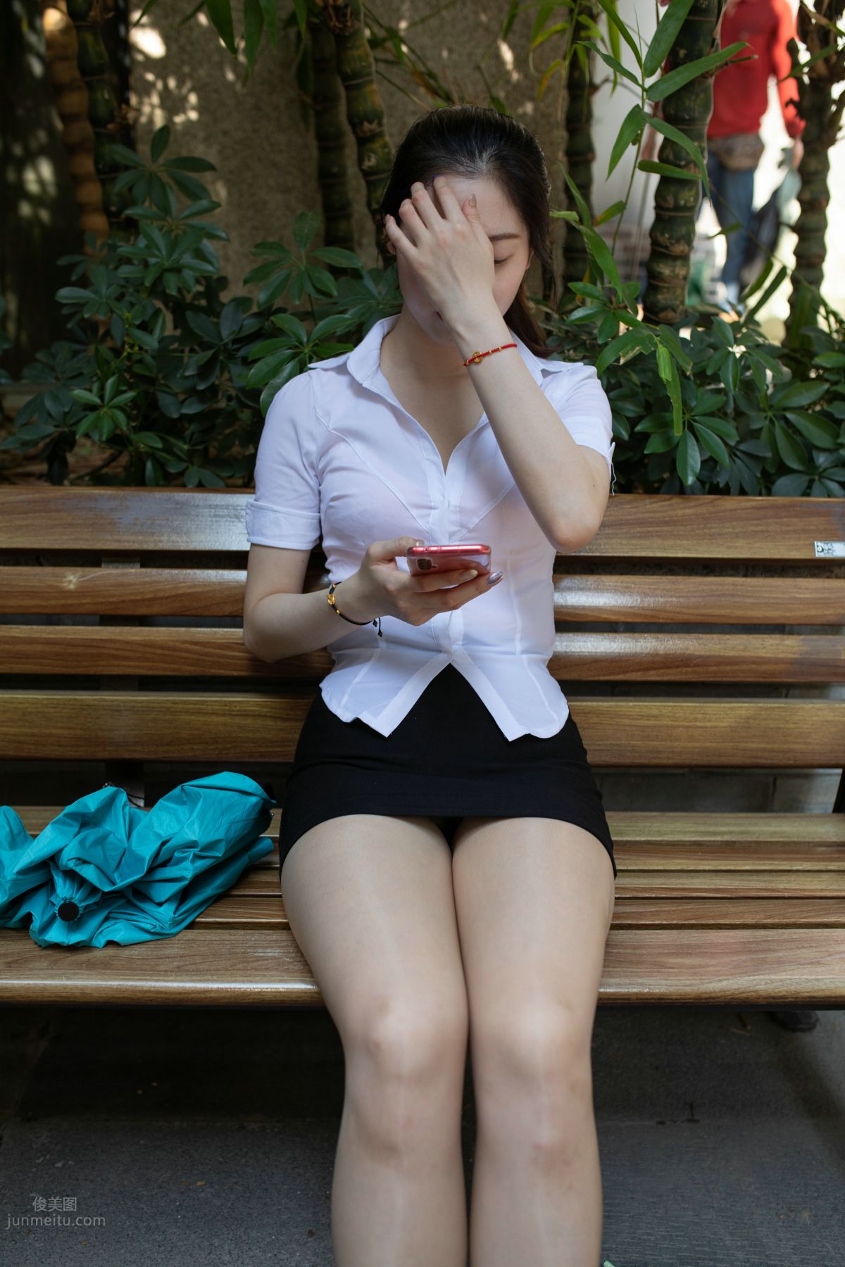 [Mojing Street] 109 Niunan Street Snap Picking Up a Pretty and Lovely Girl in Shiny Stockings photo 168