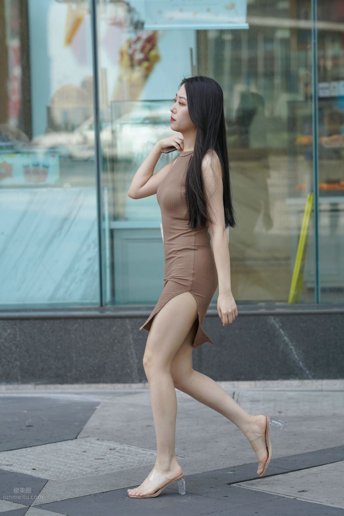 [Mojing Street] 114 Kane Street Snap Works, Chatting Up a Bodycon Skirt Beauty photo 53
