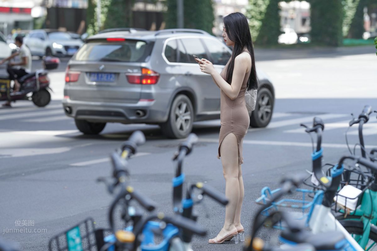 [Mojing Street] 114 Kane Street Snap Works, Chatting Up a Bodycon Skirt Beauty photo 67