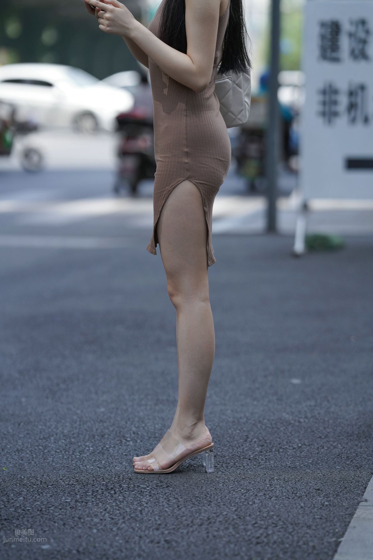 [Mojing Street] 114 Kane Street Snap Works, Chatting Up a Bodycon Skirt Beauty photo 71
