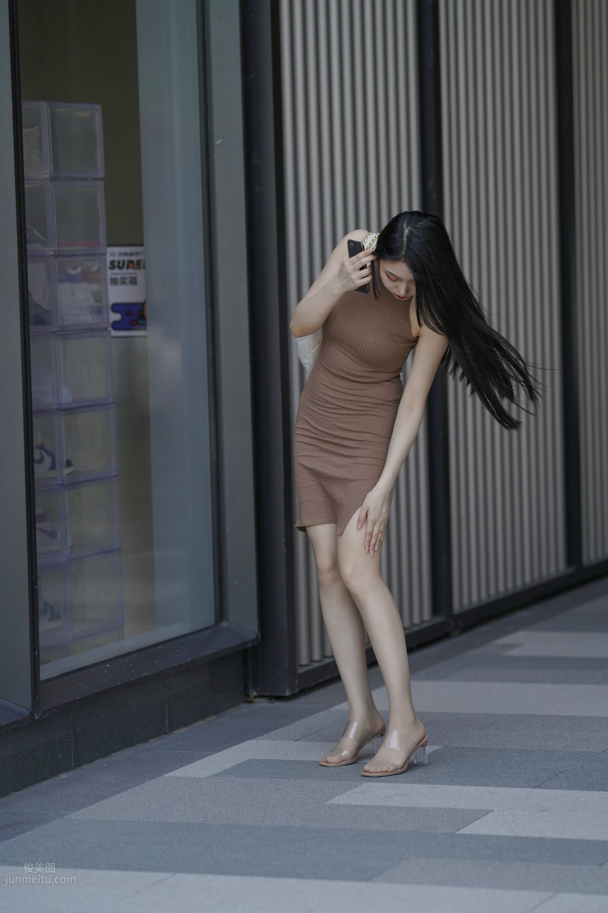 [Mojing Street] 114 Kane Street Snap Works, Chatting Up a Bodycon Skirt Beauty photo 82