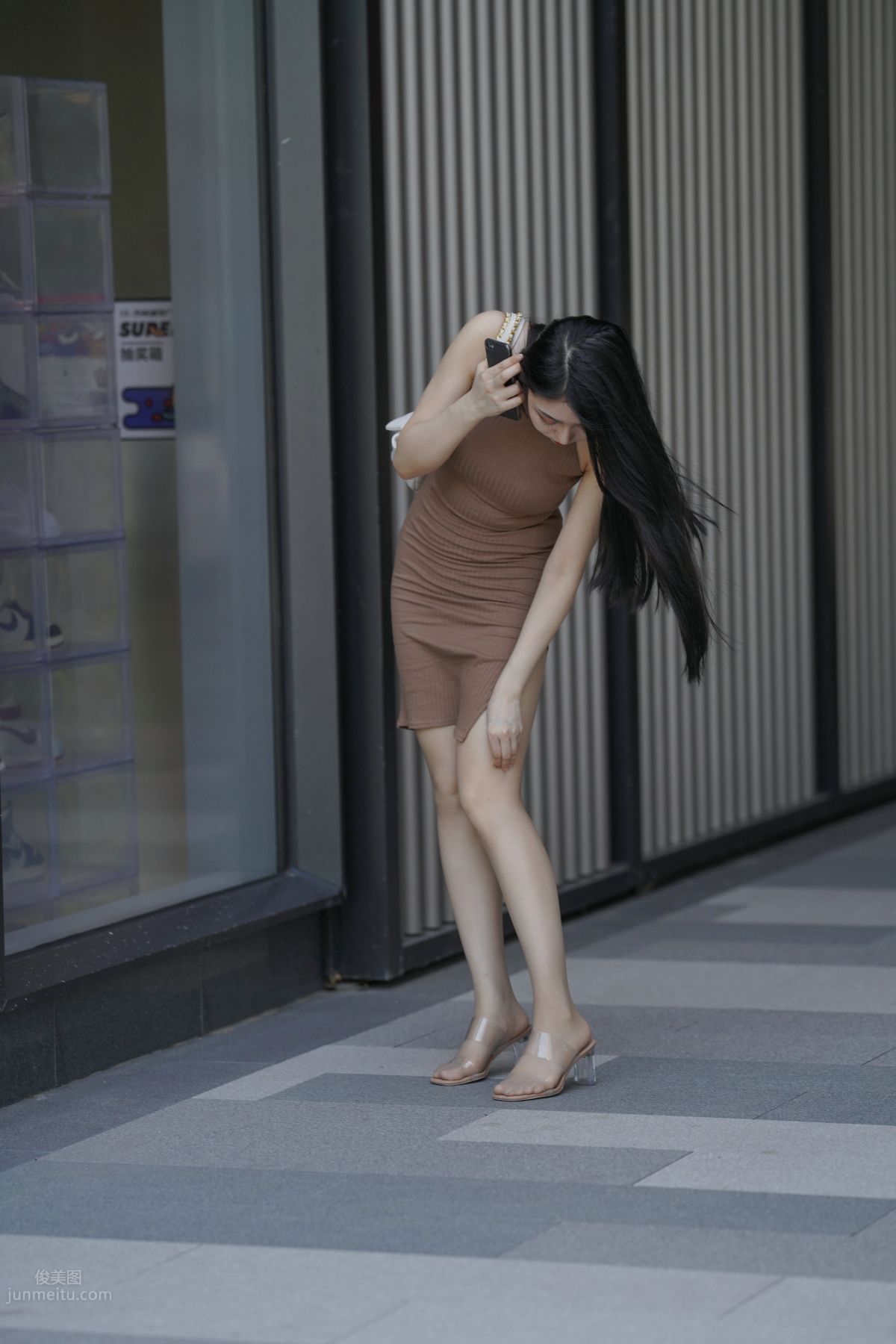 [Mojing Street] 114 Kane Street Snap Works, Chatting Up a Bodycon Skirt Beauty photo 83