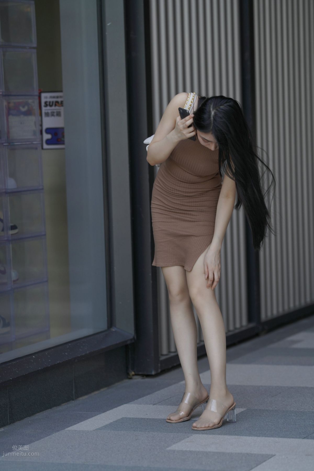 [Mojing Street] 114 Kane Street Snap Works, Chatting Up a Bodycon Skirt Beauty photo 84