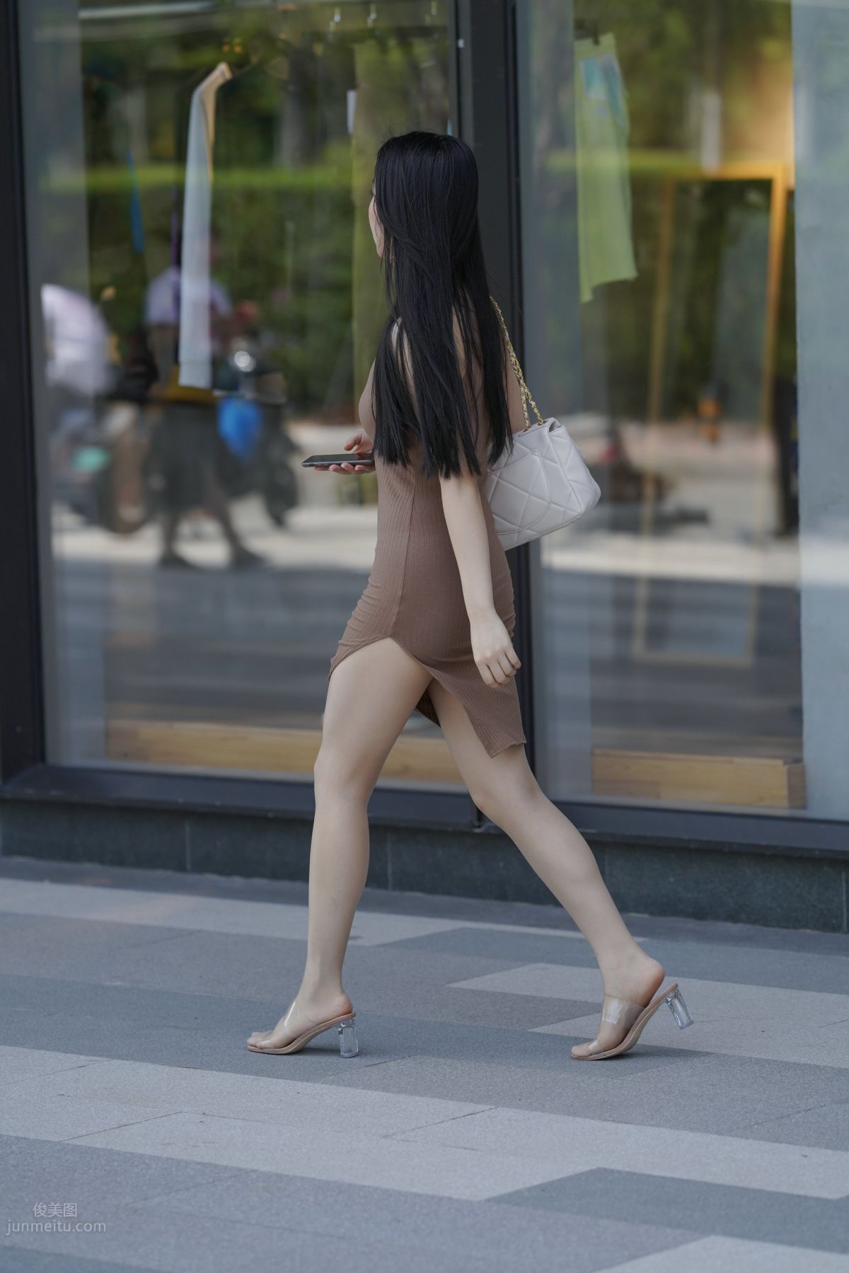 [Mojing Street] 114 Kane Street Snap Works, Chatting Up a Bodycon Skirt Beauty photo 86