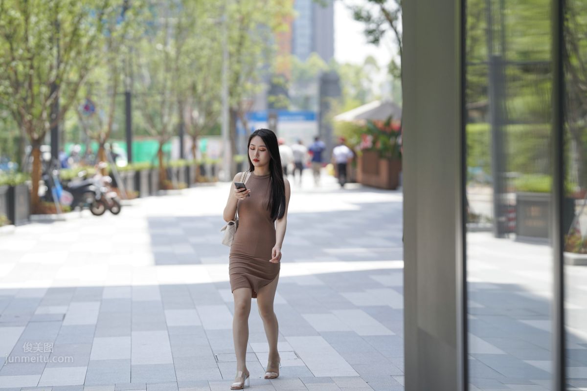 [Mojing Street] 114 Kane Street Snap Works, Chatting Up a Bodycon Skirt Beauty photo 100