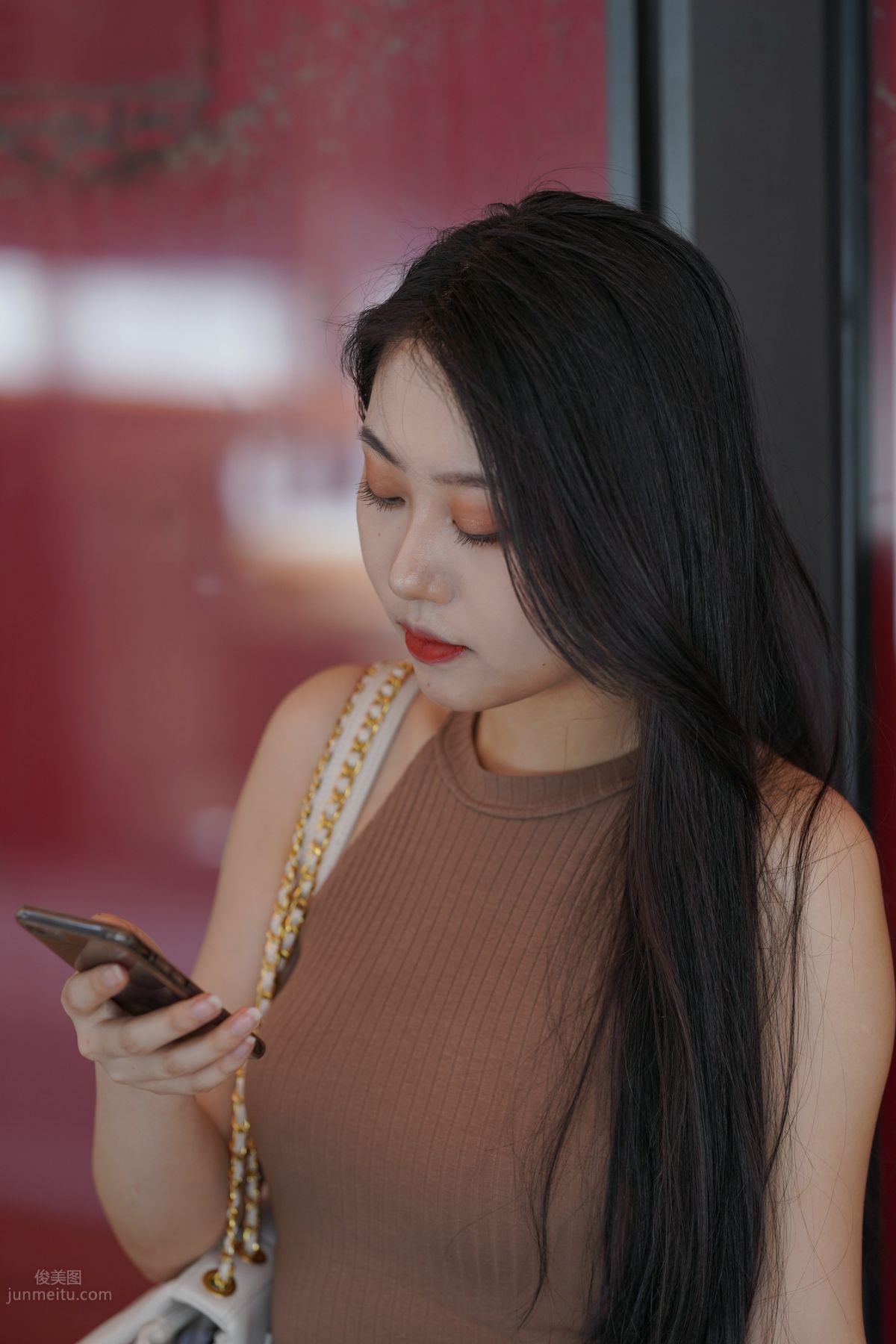 [Mojing Street] 114 Kane Street Snap Works, Chatting Up a Bodycon Skirt Beauty photo 162