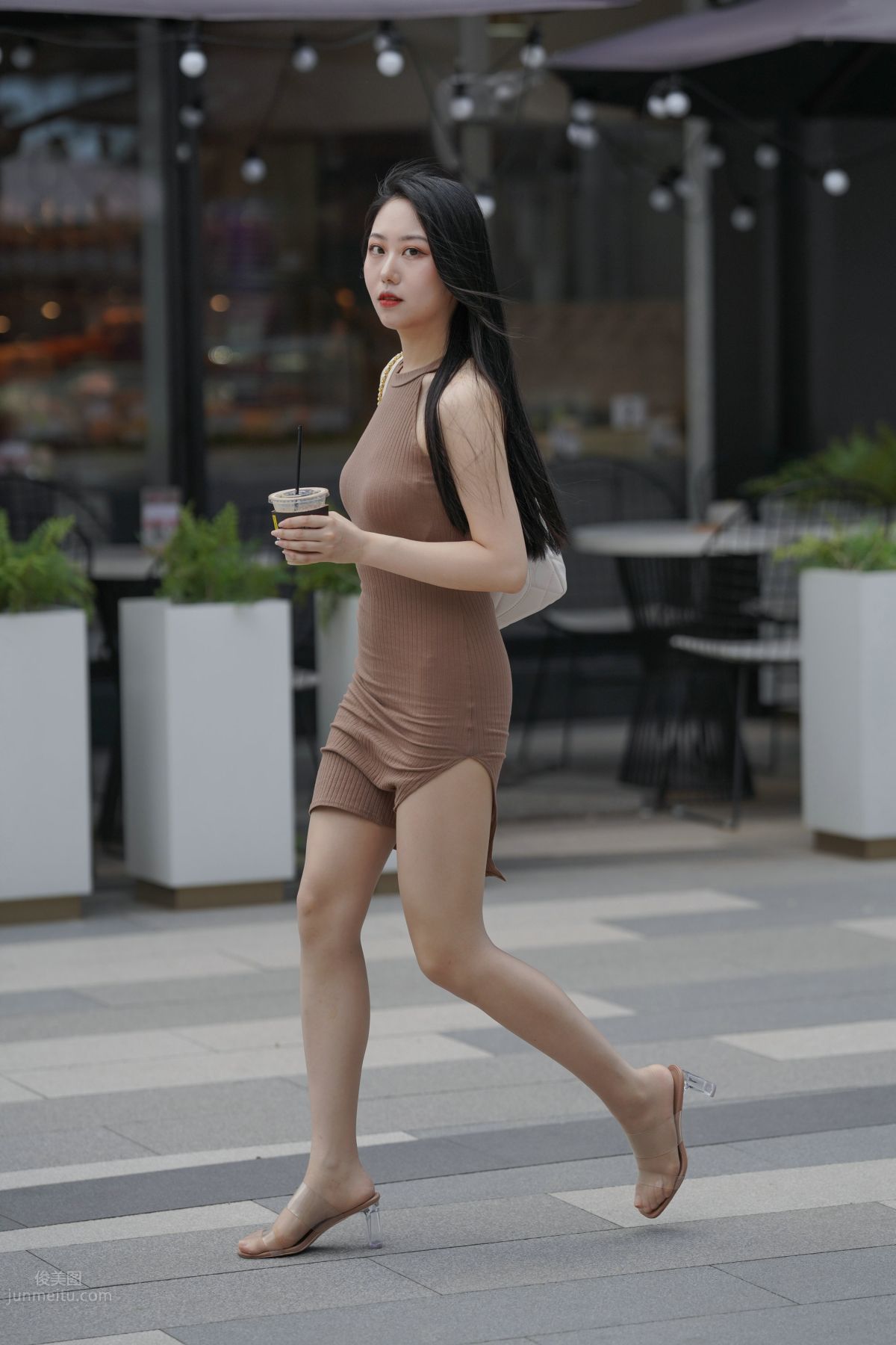 [Mojing Street] 114 Kane Street Snap Works, Chatting Up a Bodycon Skirt Beauty photo 260