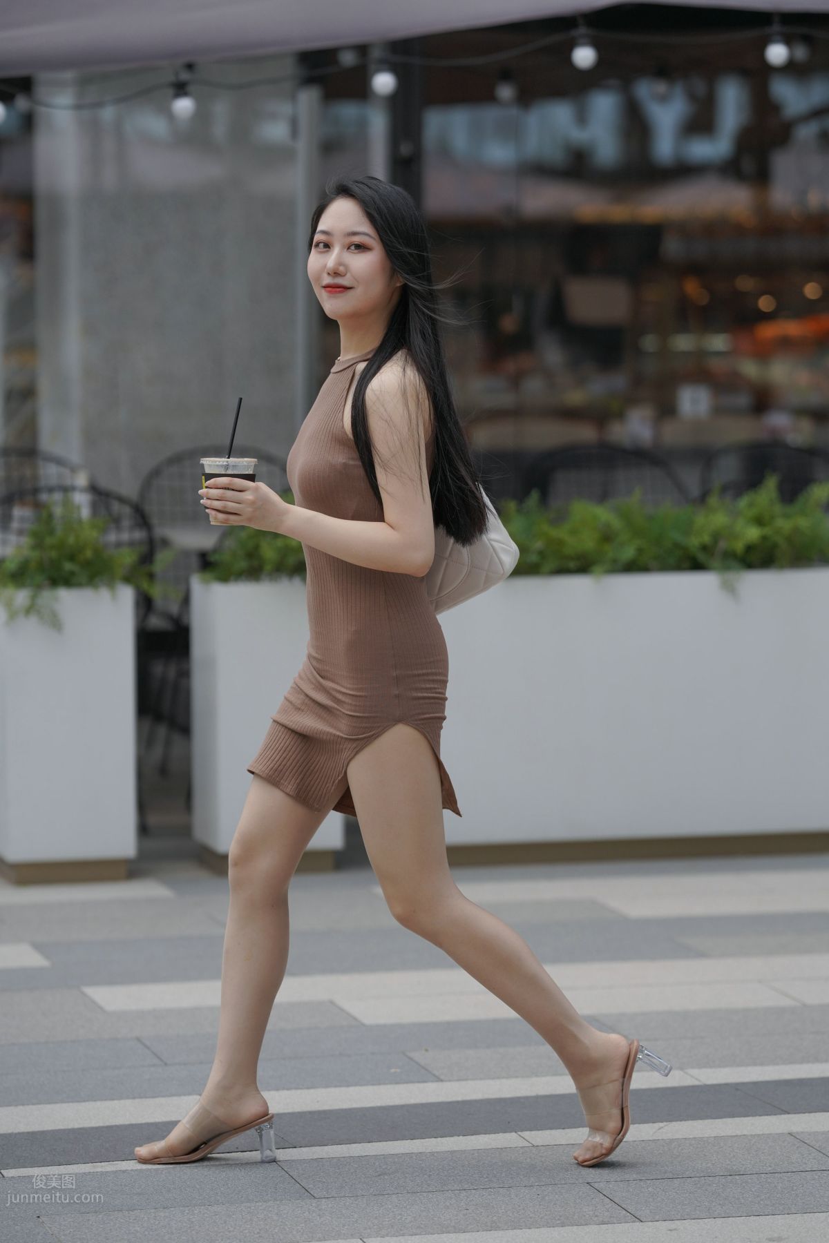 [Mojing Street] 114 Kane Street Snap Works, Chatting Up a Bodycon Skirt Beauty photo 265
