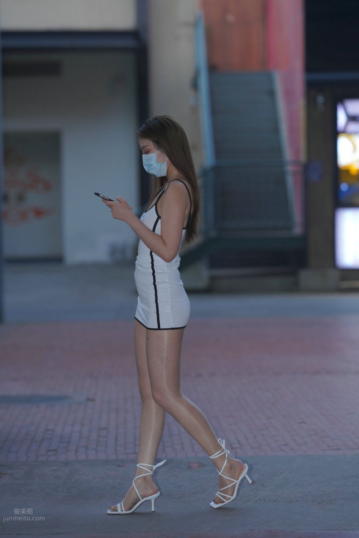 [Mojing Street] 116 Such a Feast for the Eyes White Dress Beauty photo 284