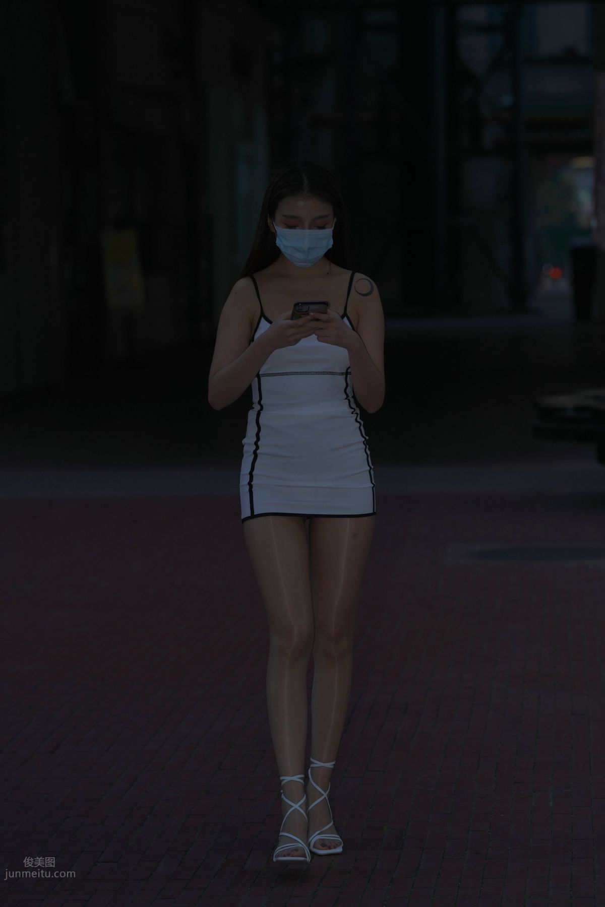 [Mojing Street] 116 Such a Feast for the Eyes White Dress Beauty photo 308