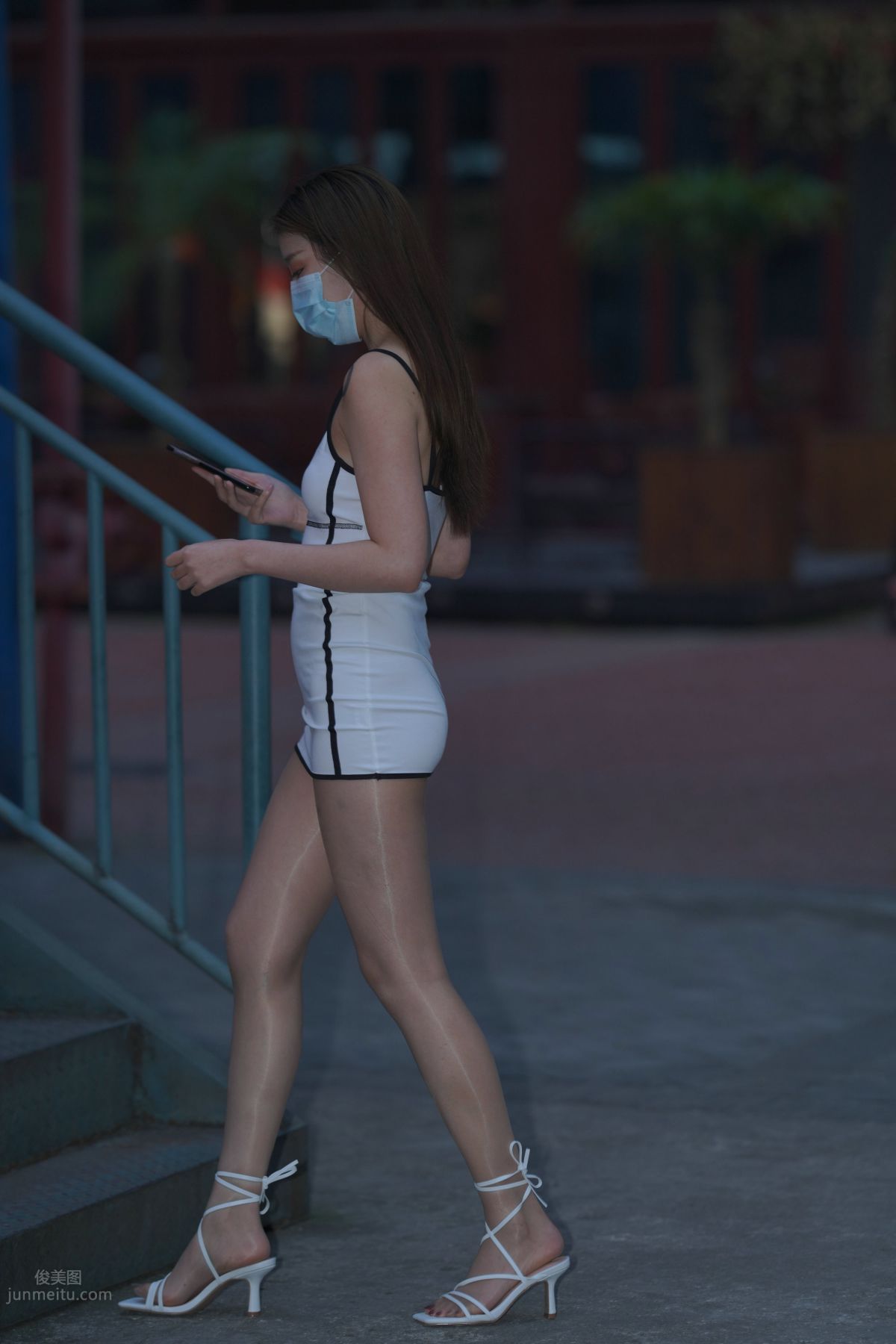 [Mojing Street] 116 Such a Feast for the Eyes White Dress Beauty photo 314