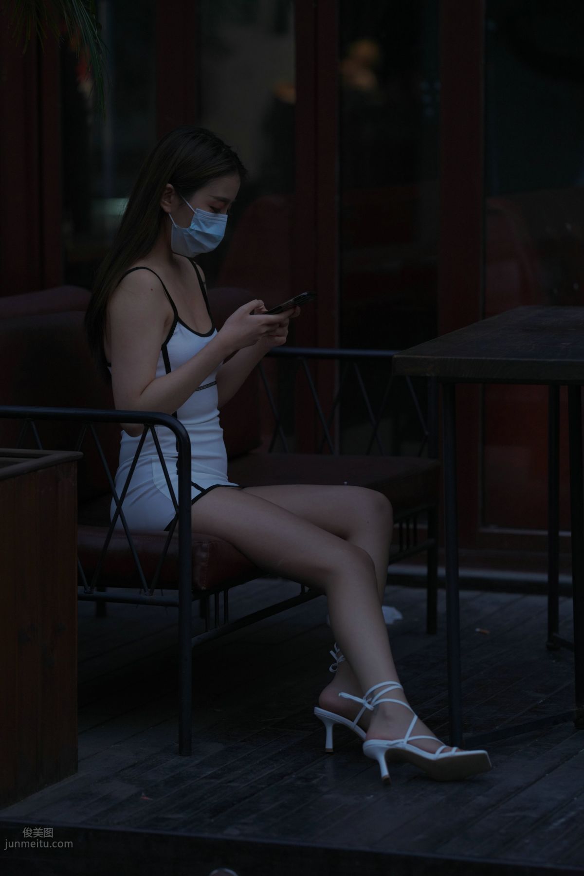 [Mojing Street] 116 Such a Feast for the Eyes White Dress Beauty photo 380