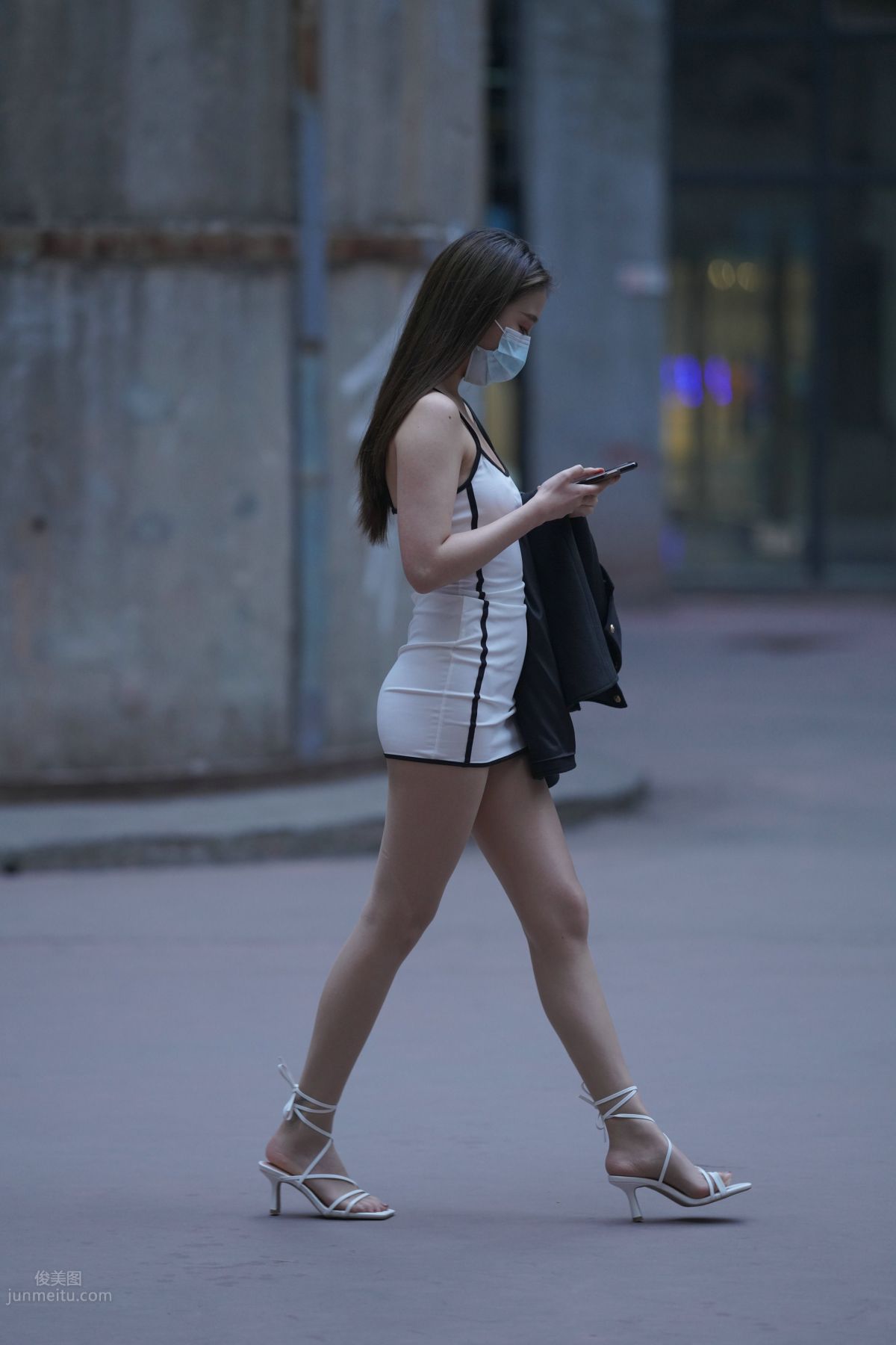 [Mojing Street] 116 Such a Feast for the Eyes White Dress Beauty photo 205