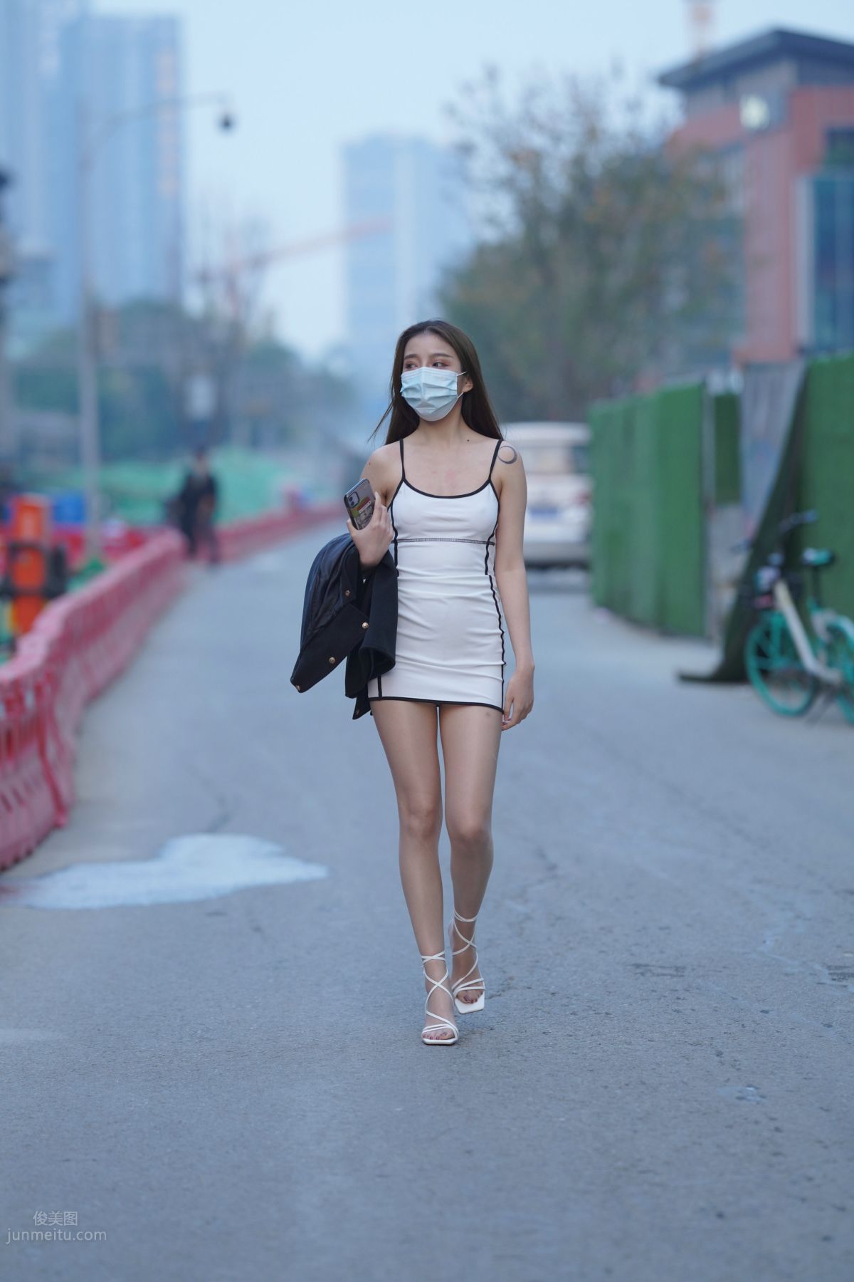 [Mojing Street] 116 Such a Feast for the Eyes White Dress Beauty photo 132