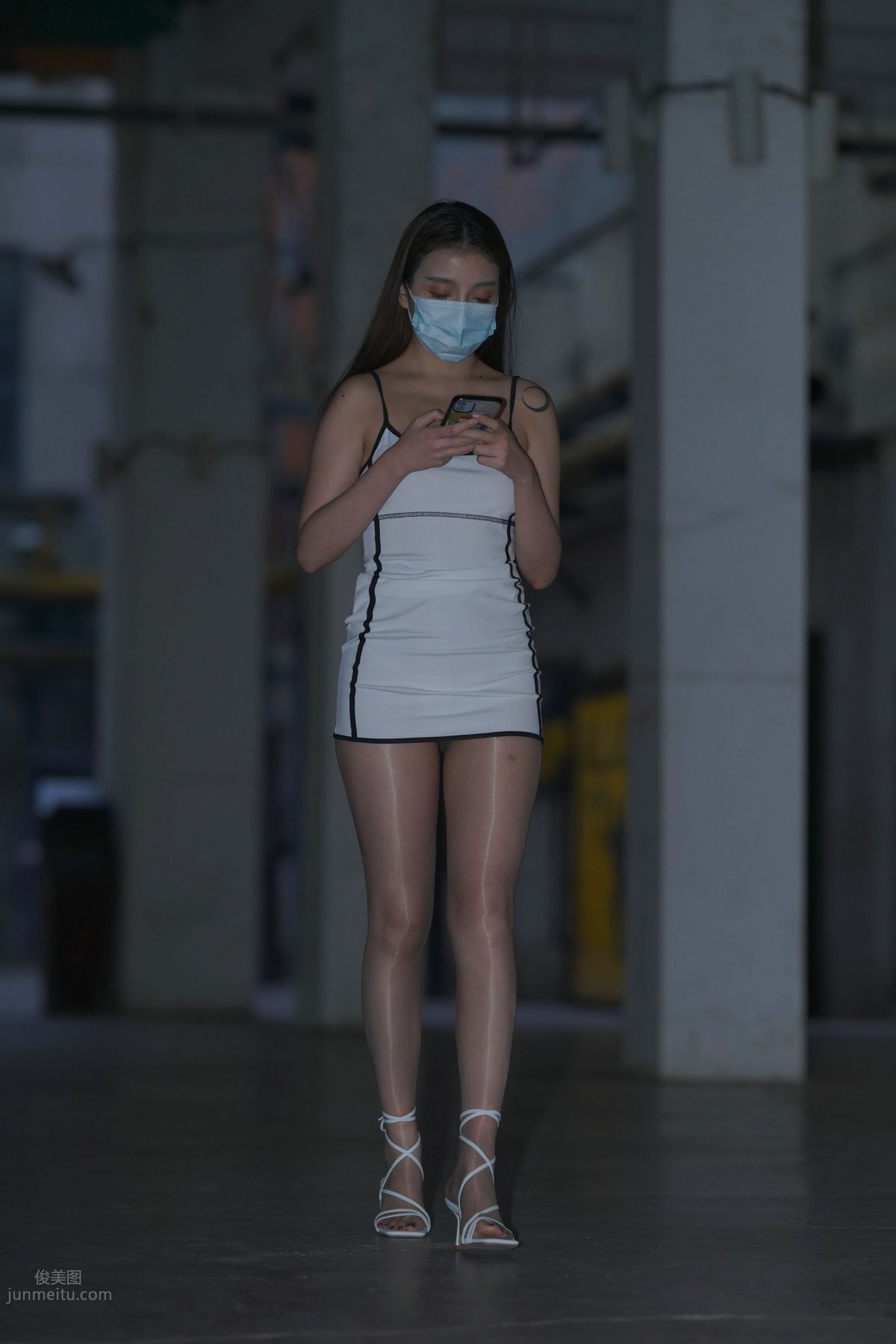[Mojing Street] 116 Such a Feast for the Eyes White Dress Beauty photo 259