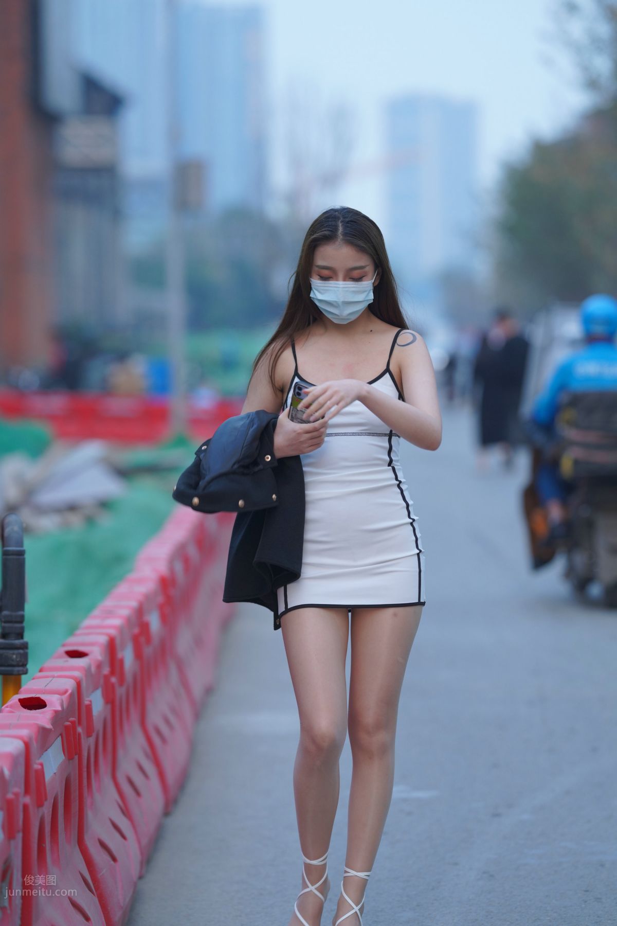 [Mojing Street] 116 Such a Feast for the Eyes White Dress Beauty photo 127